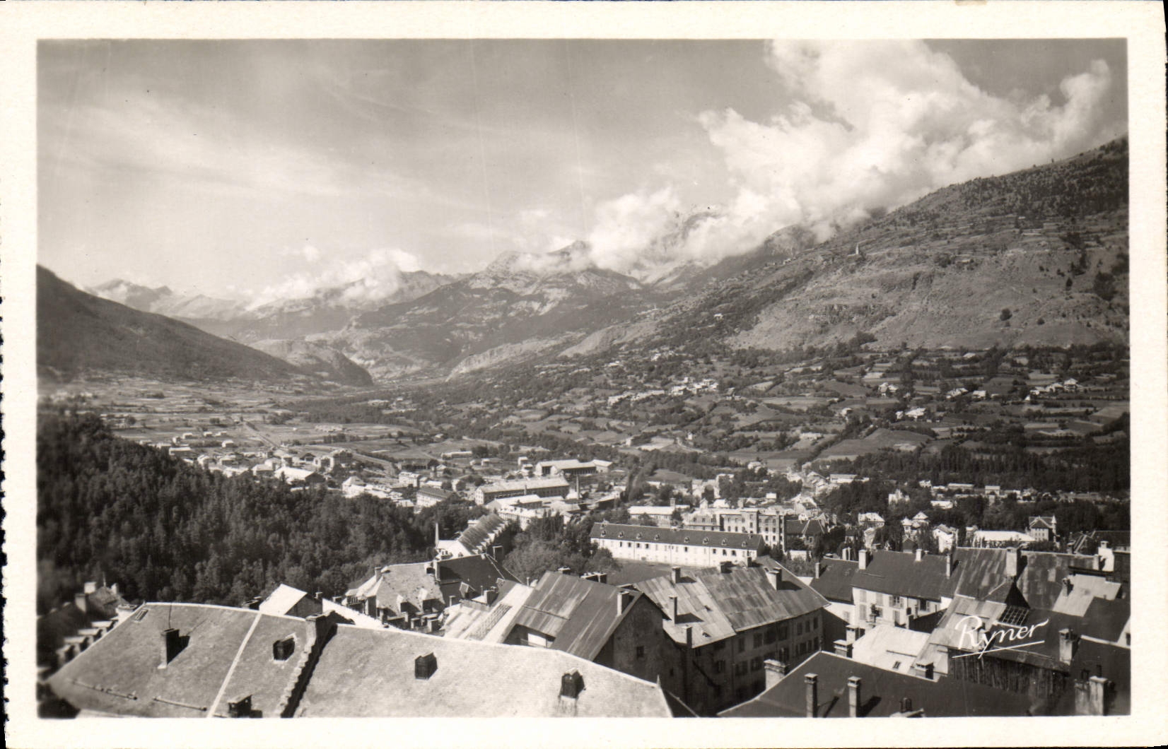 CPA Briancon Hautes Alpes Vue generale et Vallee de la Durance