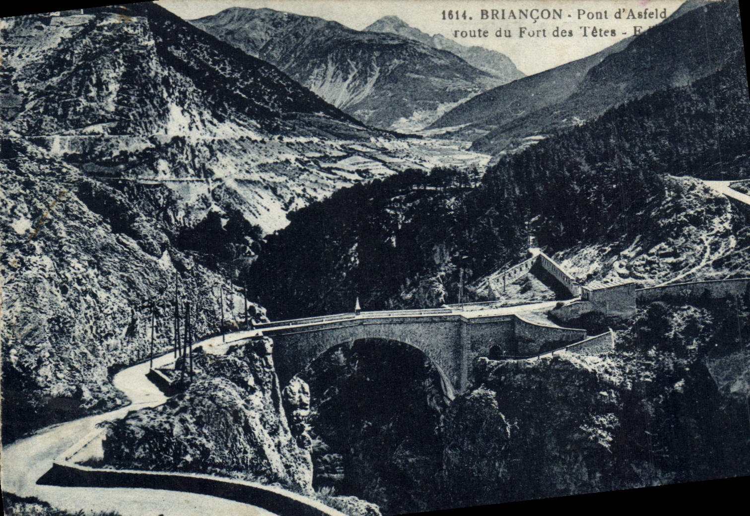 CPA Briancon Pont d'Asfeld route du Fort des Tetes