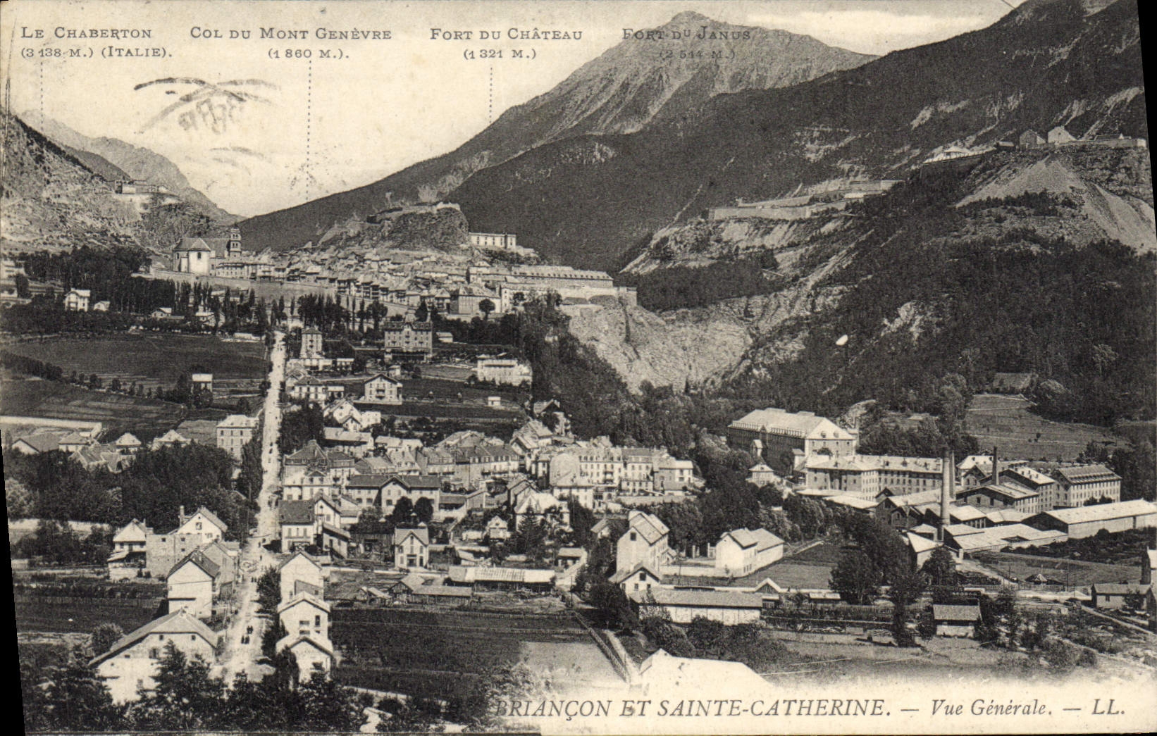 CPA Briancon et Sainte Catherine Vue Generale