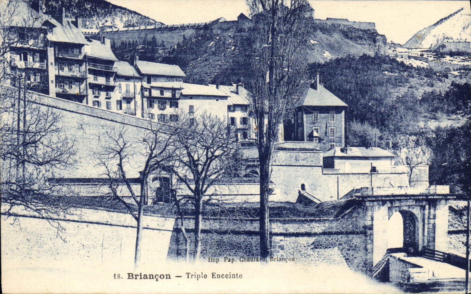 CPA Briancon Triple Encointe 