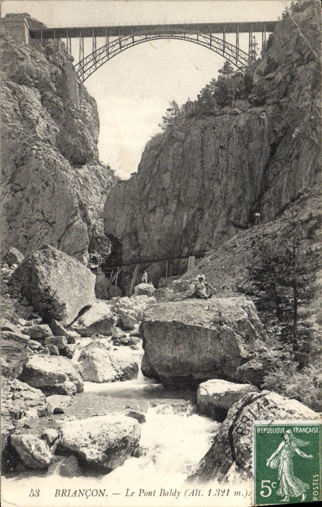 CPA Briancon Le Pont Baldy 
