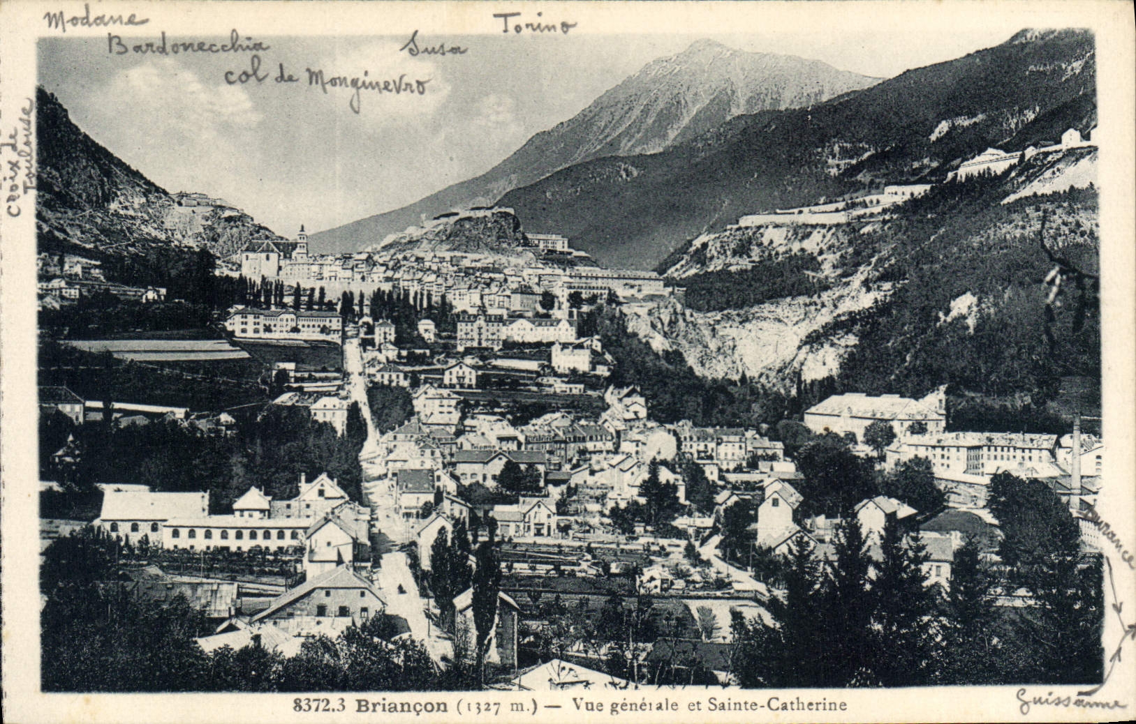 CPA Briancon Vue generale et Sainte Catherine