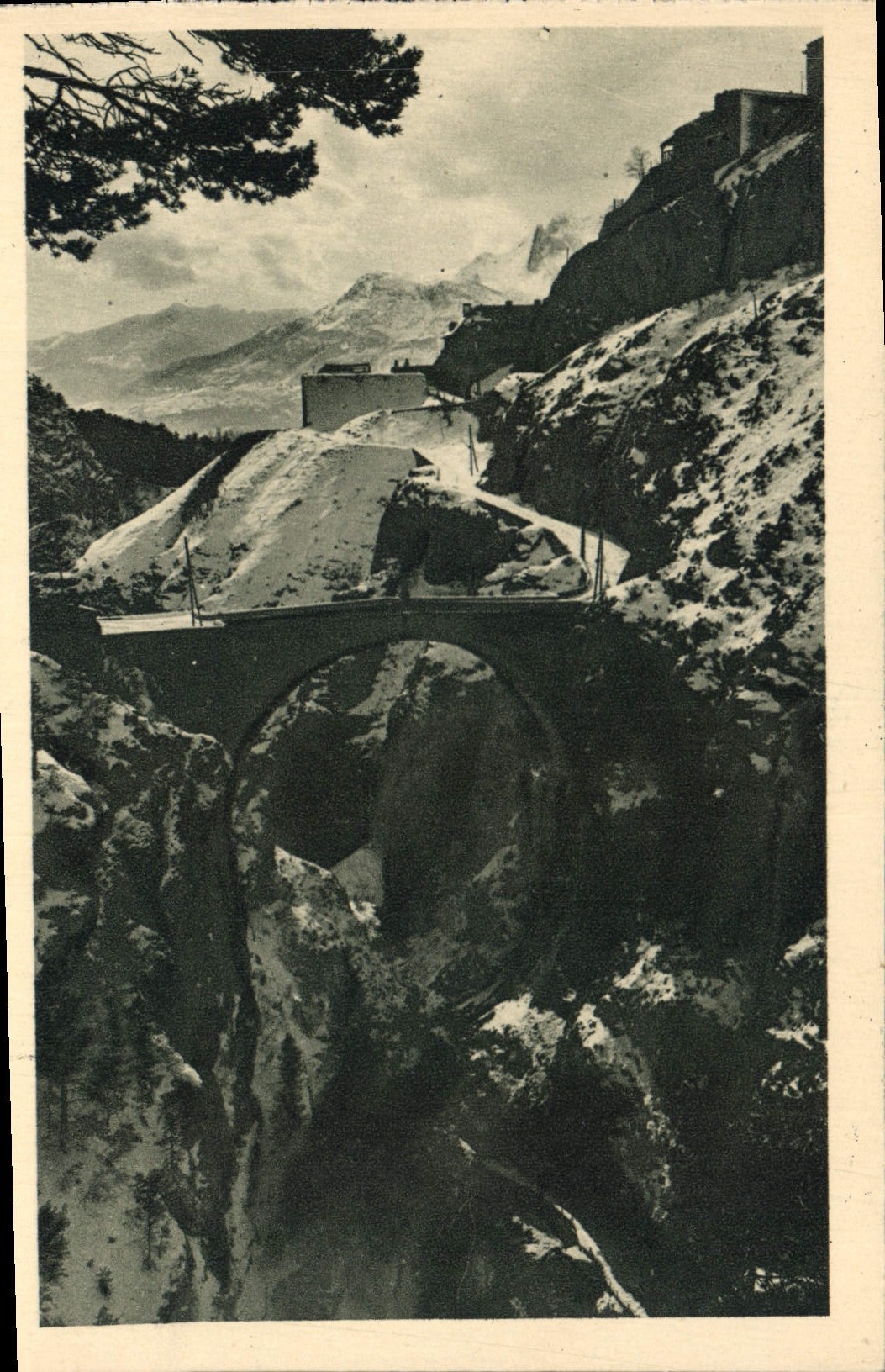 CPA Briancon Htes Alpes Pont d'Asfeld 