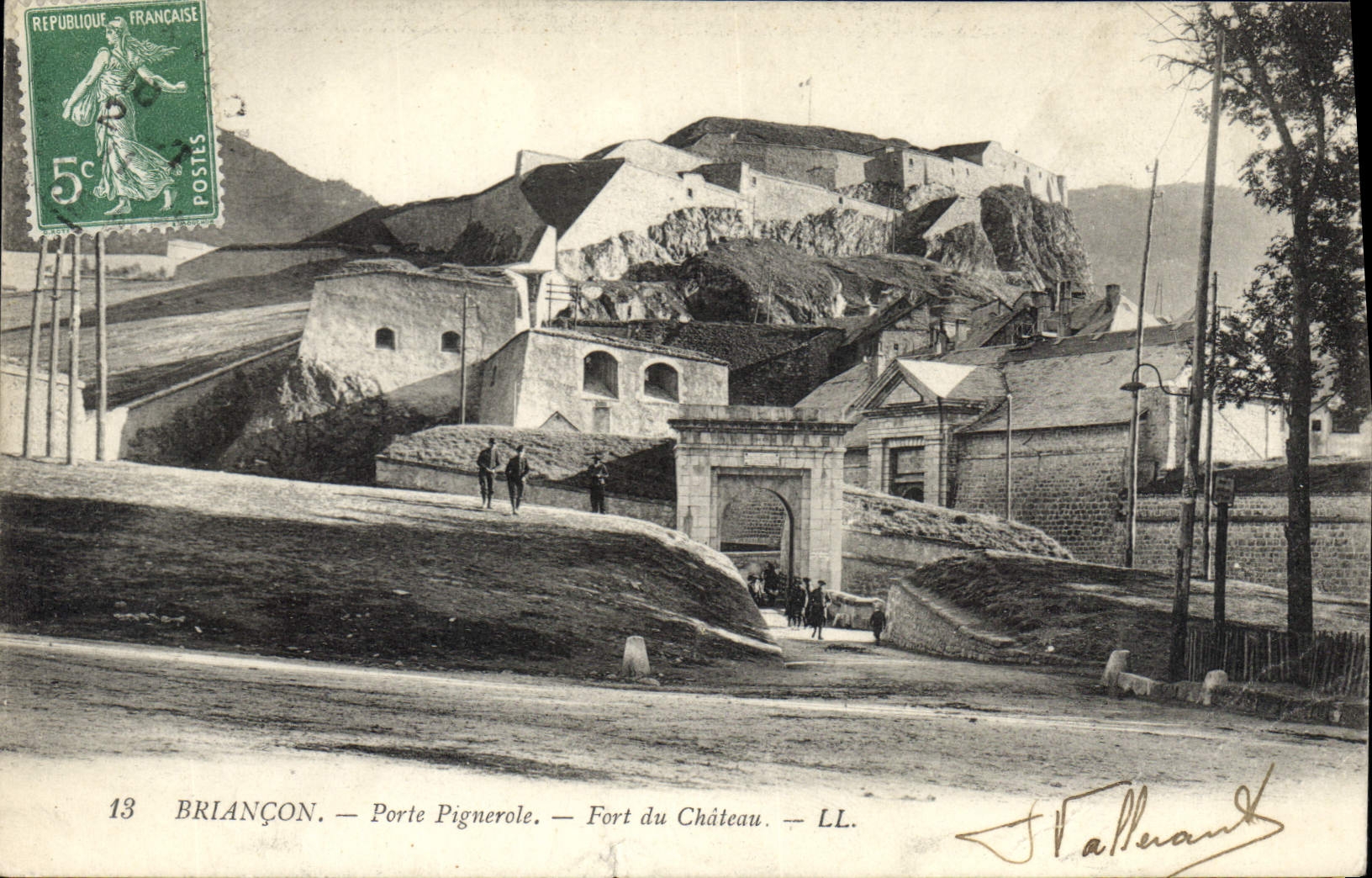 CPA Briancon Porte Pignerole Fort du Chateau