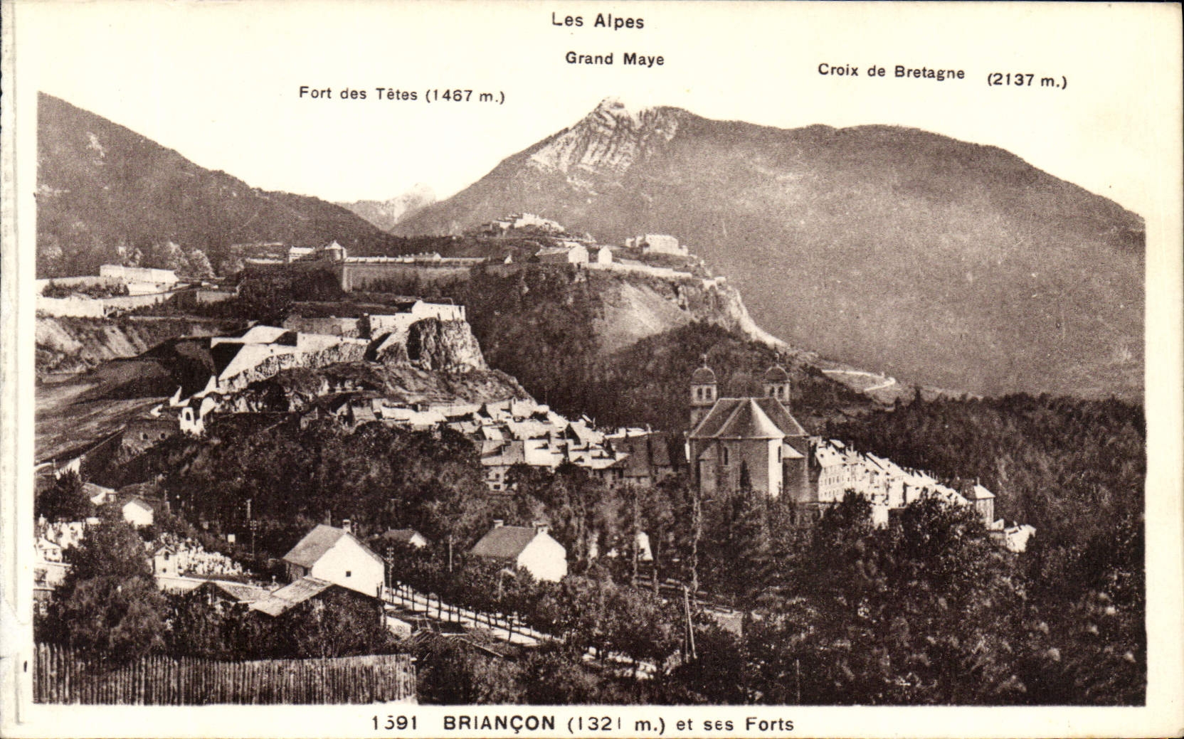 CPA Briancon et ses Forts 