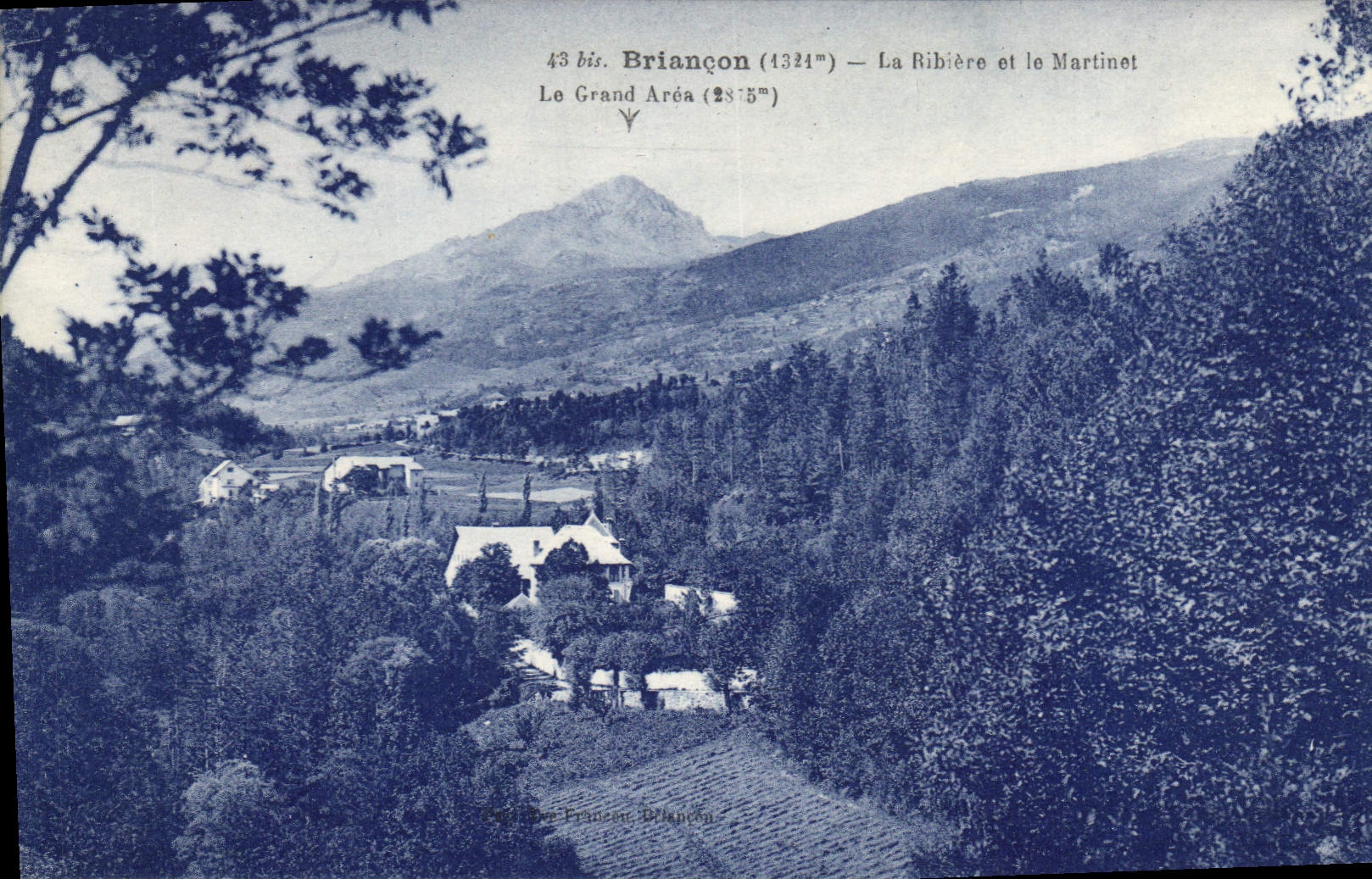 CPA Briancon La Ribiere et le Martinet Le Grands Area