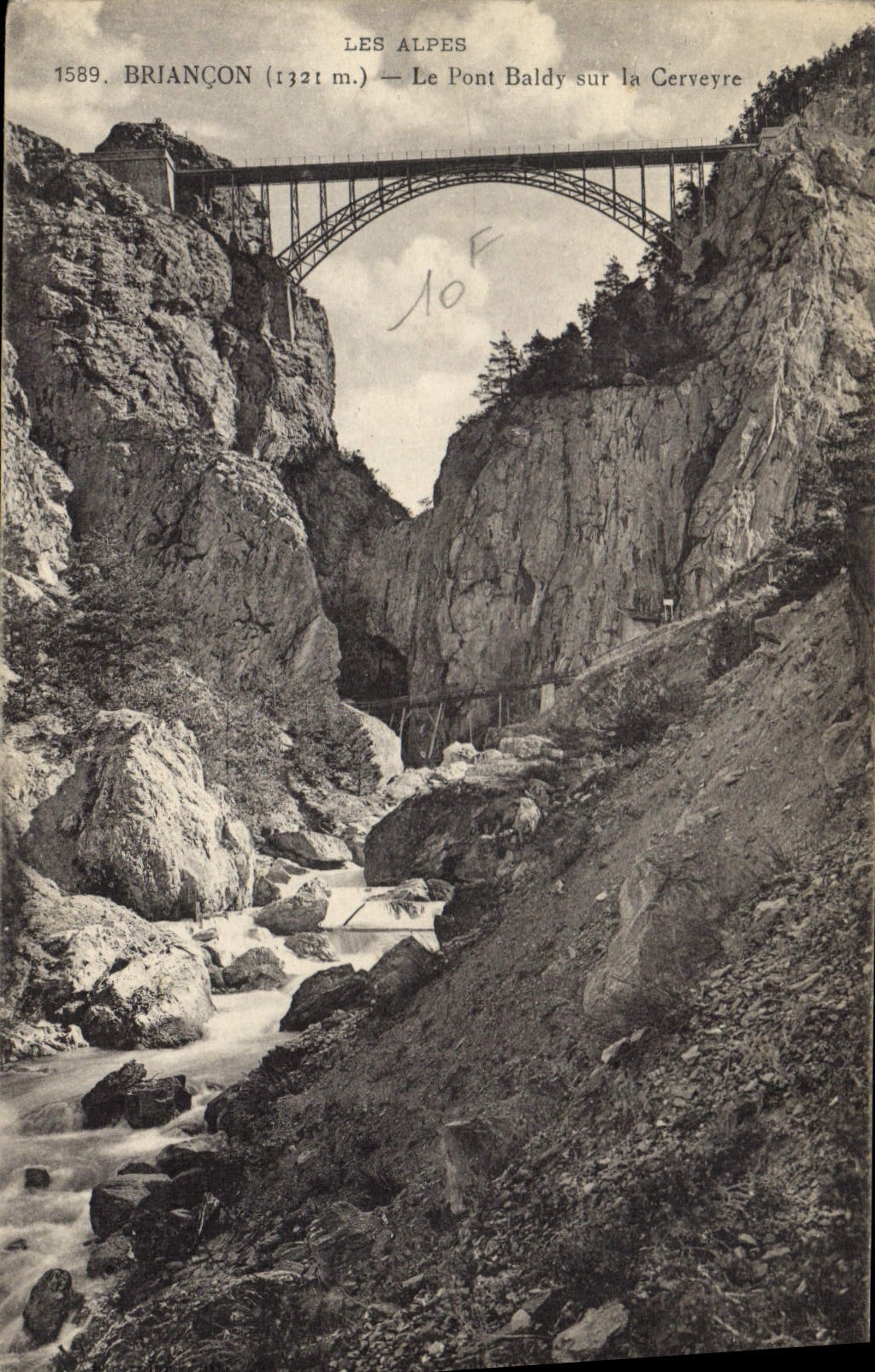 CPA Briancon Le POnt Baldy sur la Cerveyre