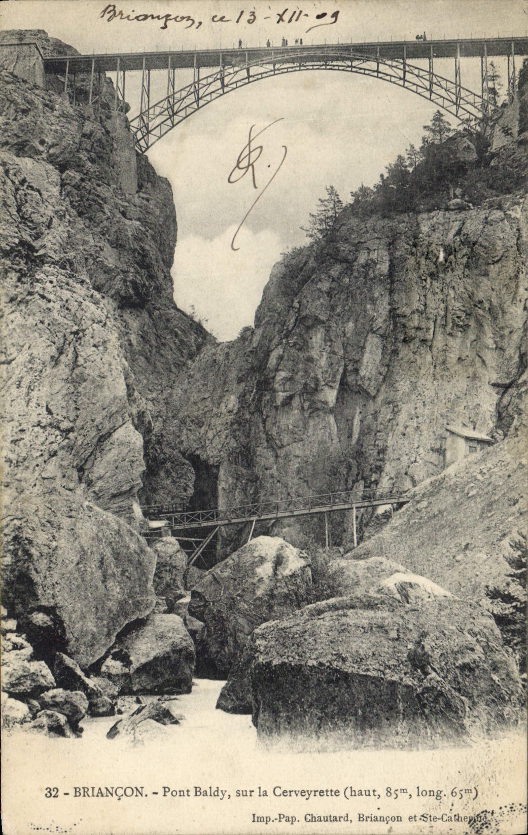 CPA Briancon Pont Baldy sur la Cerveyrette