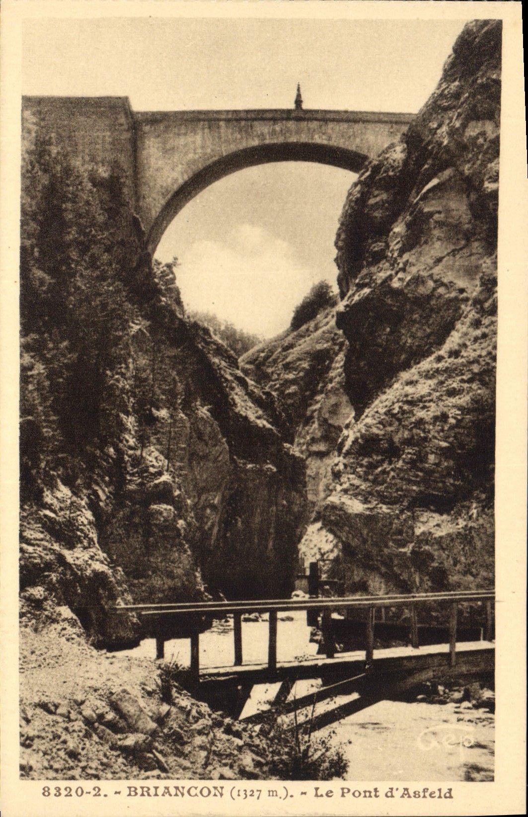 CPA Briancon Le Pont d'Asfeld 