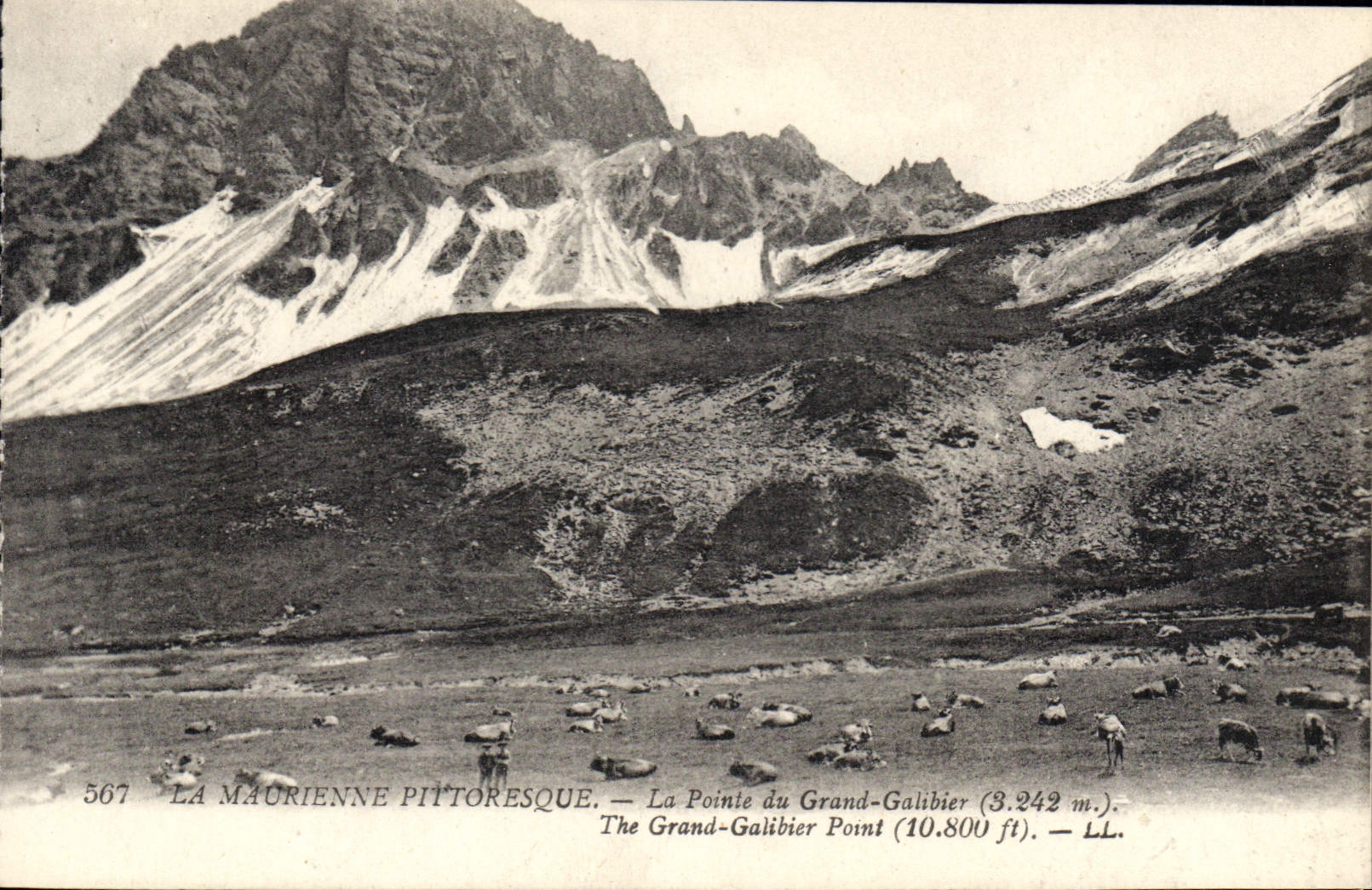 CPA La Maurienne Pittoresque La Pointe du Grand Galibier