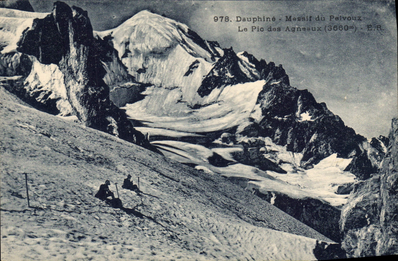 CPA Dauphine Messif du Pelvoux Le Pic des Agneaux