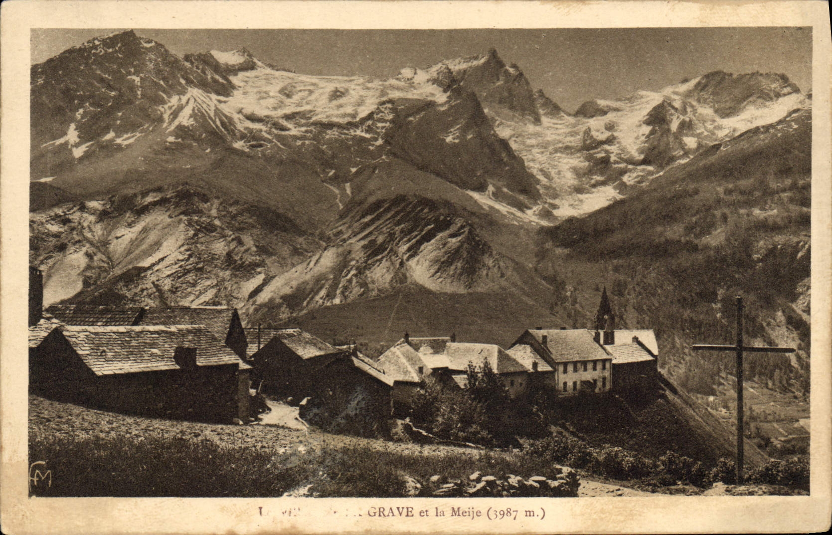 CPA Grave et la Meije 