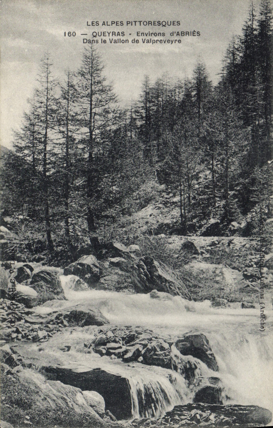 CPA Queyras Environs d'Abries Dans le Vallon de Valpreveyre