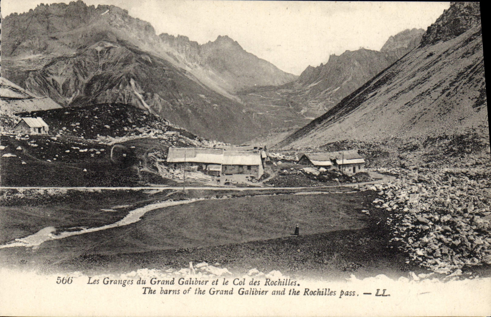 CPA Les Granges du Grand Galibier et le Col des Rochilles