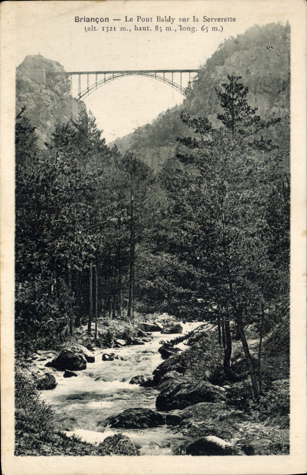 CPA Briancon Le Pont Baldy sur la Serverette