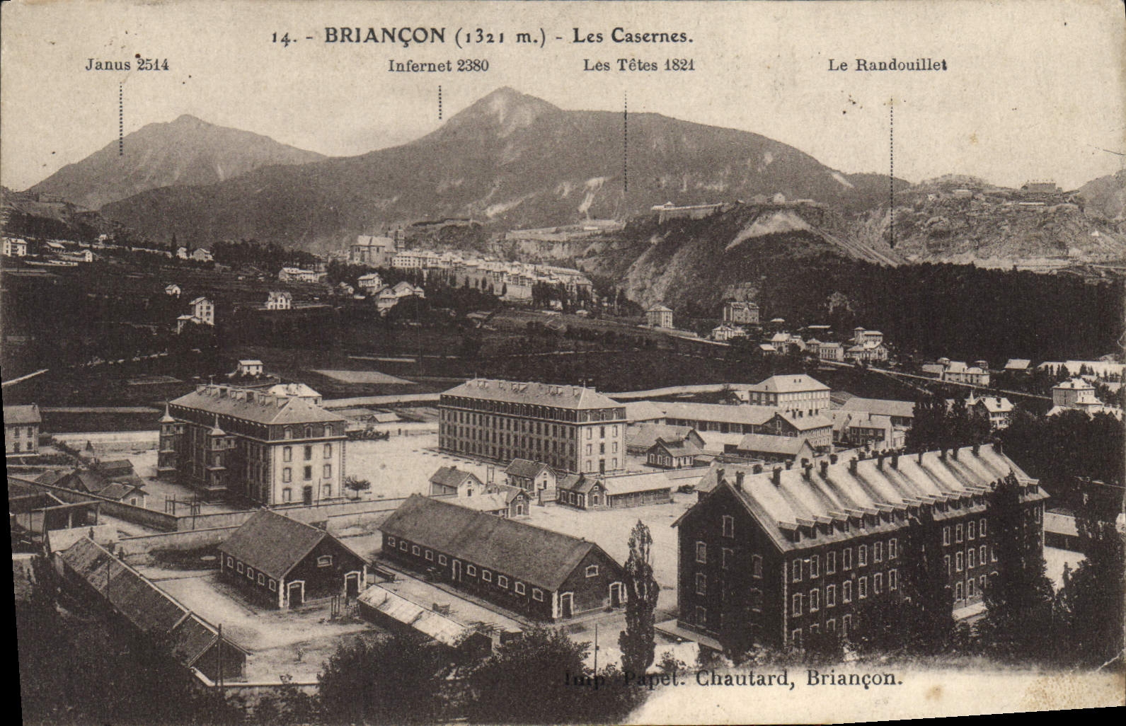 CPA Briancon Les Casernes 