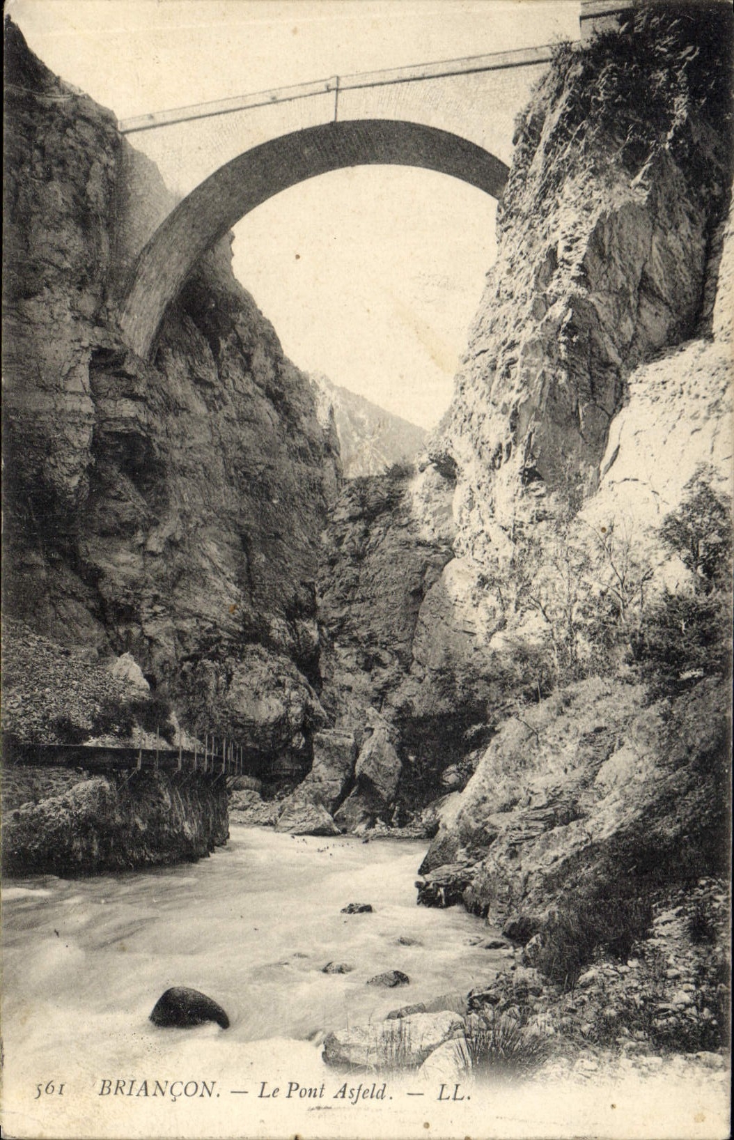 CPA Briancon Le Pont Asfeld 