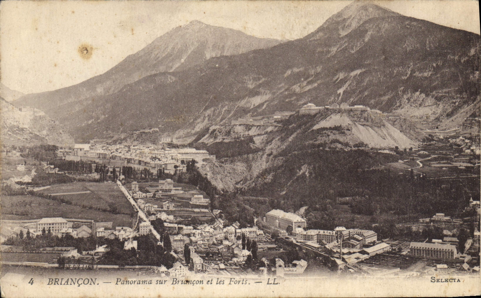 CPA Briancon Panorama sur Briancon et les Forts 