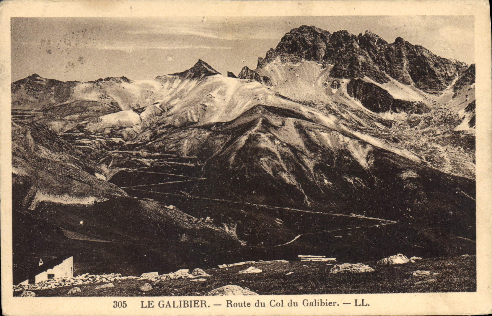 CPA Le Galibier Route du Col du Galibier