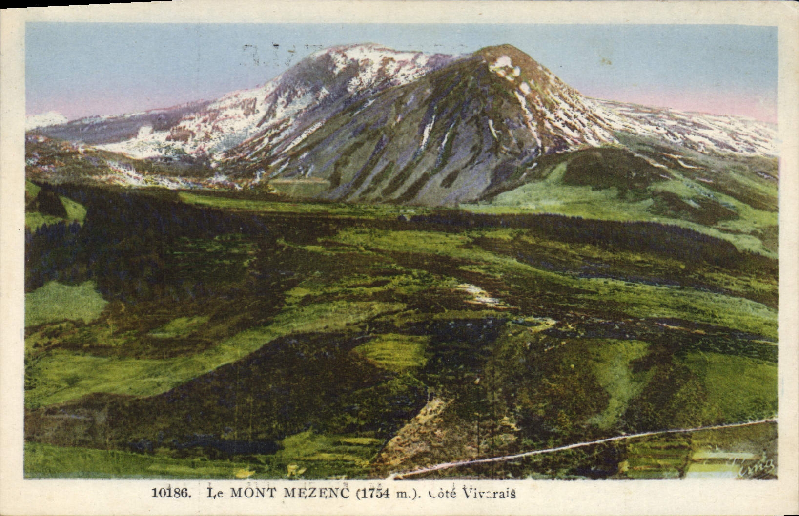 CPA Le Mont Mezenc Cote Vivarais 