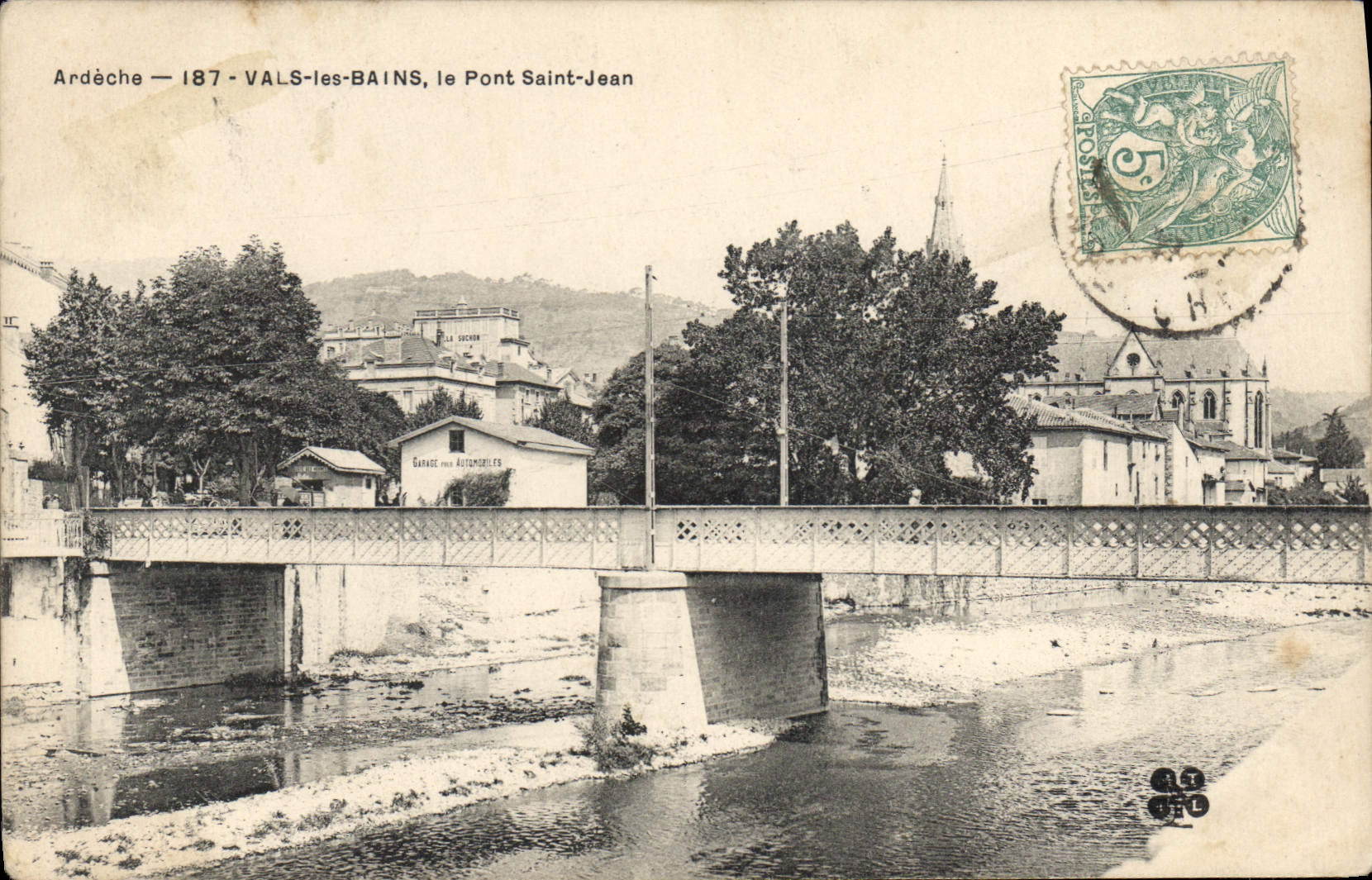 CPA Ardeche Vale les Bains le Pont Saint Jean