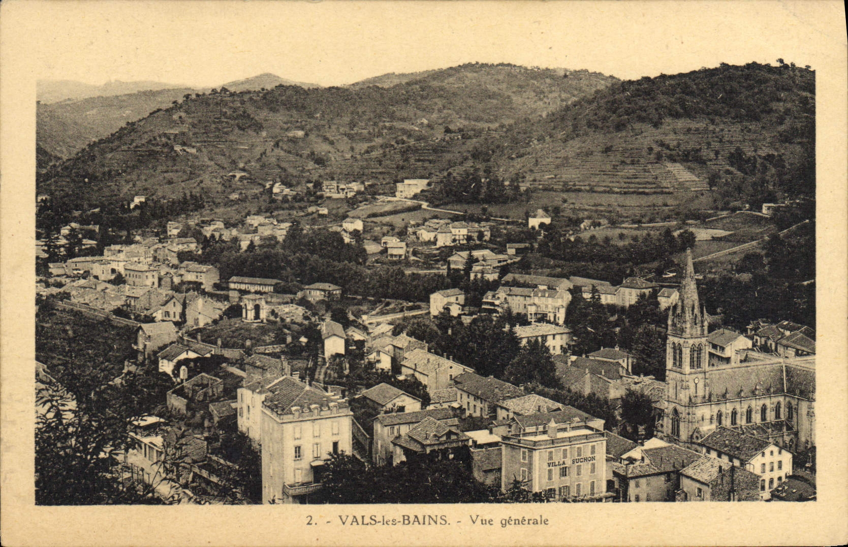 CPA Vals les Bains Vue generale 