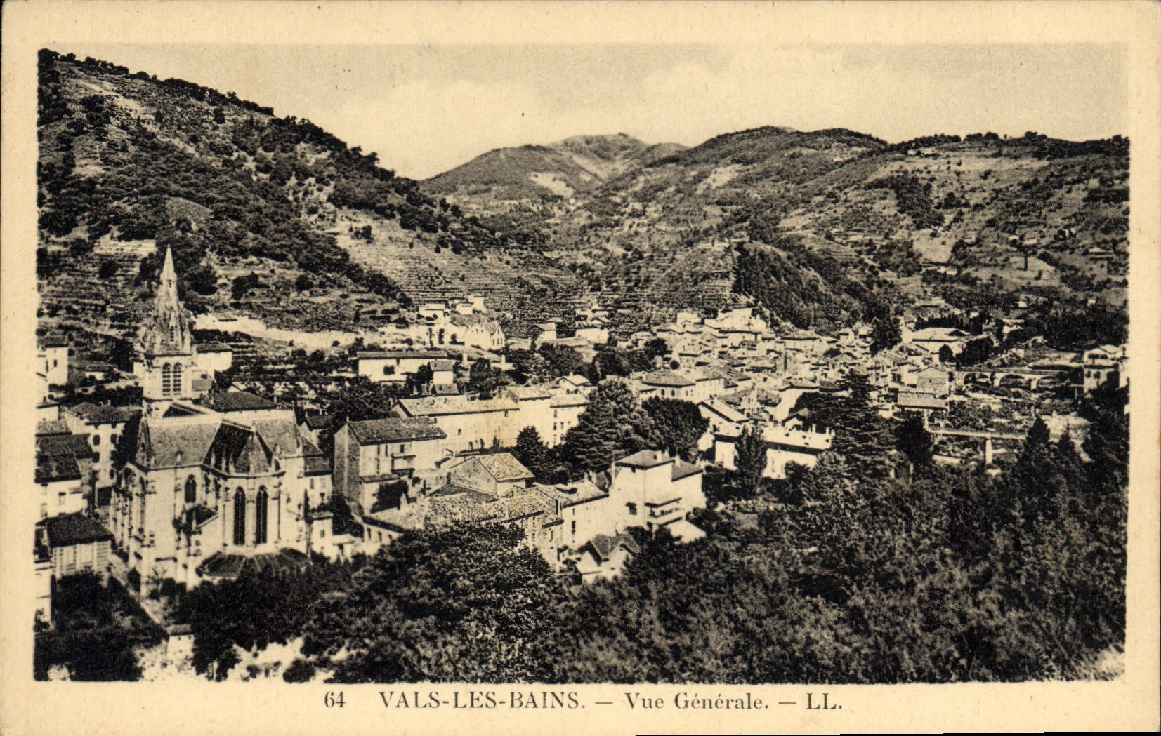 CPA Vals les Bains Vue generale 