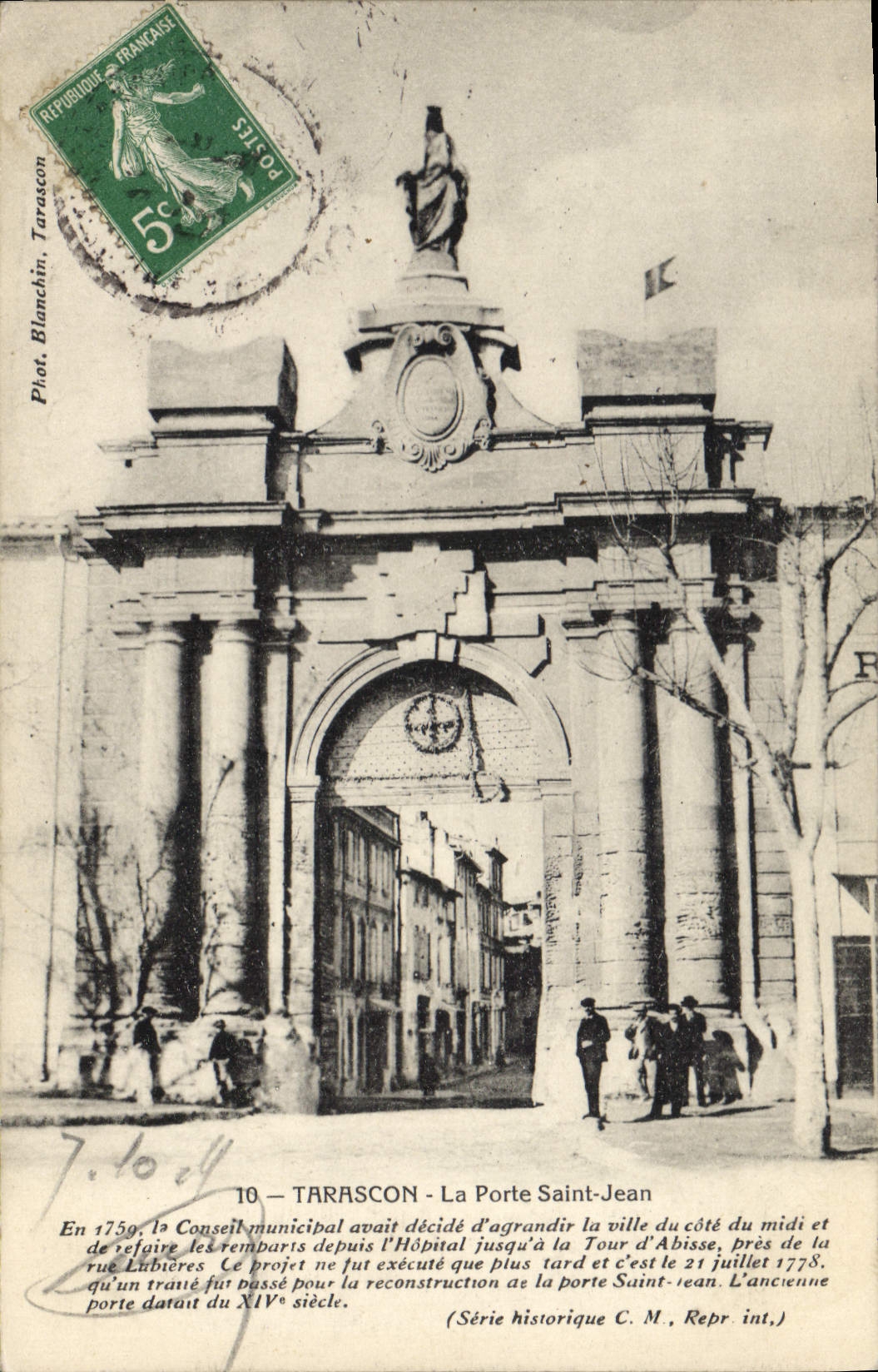 CPA Tarascon La Porte Saint Jean 