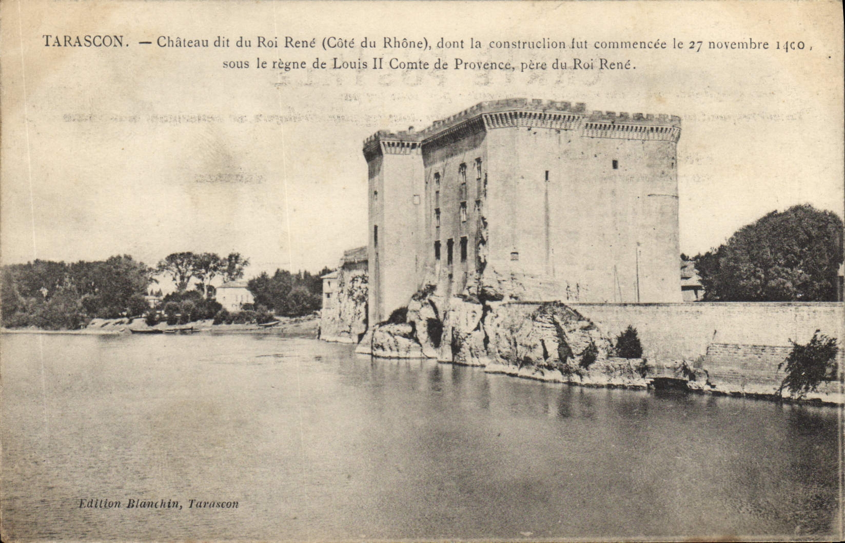 CPA Tarascon Chateau dit du Roi Rene Cote du Rhone