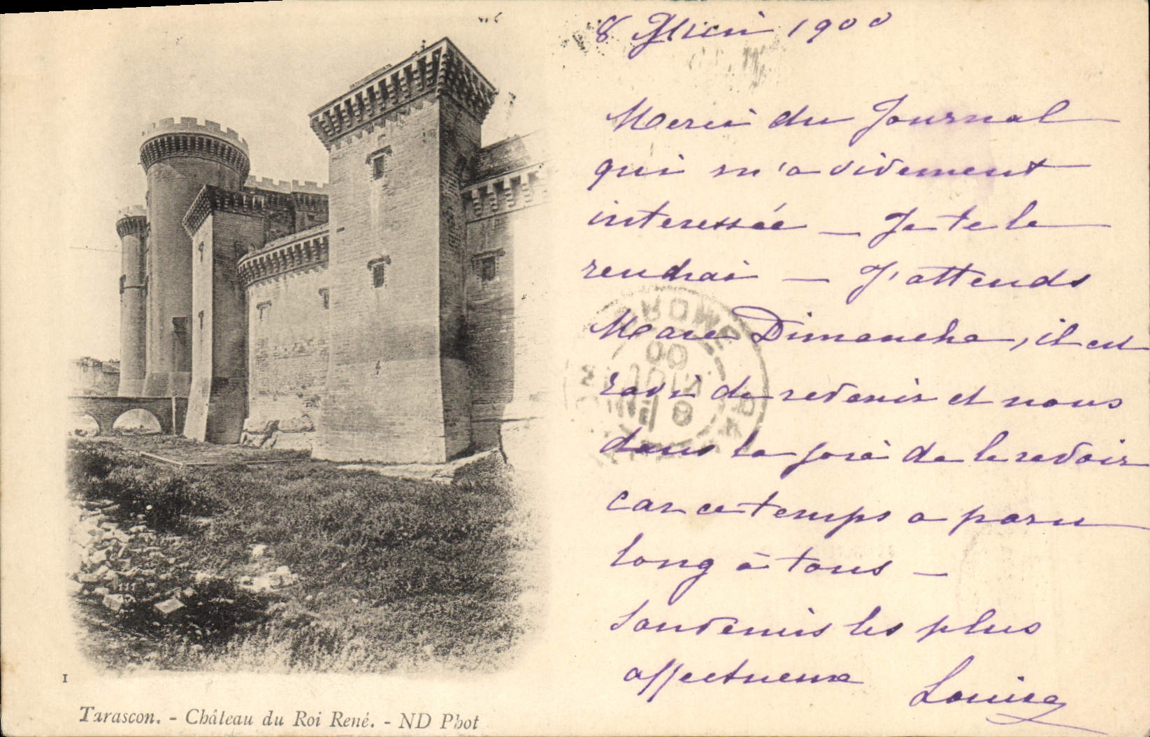 CPA Tarascon Chateau du Roi Rene 