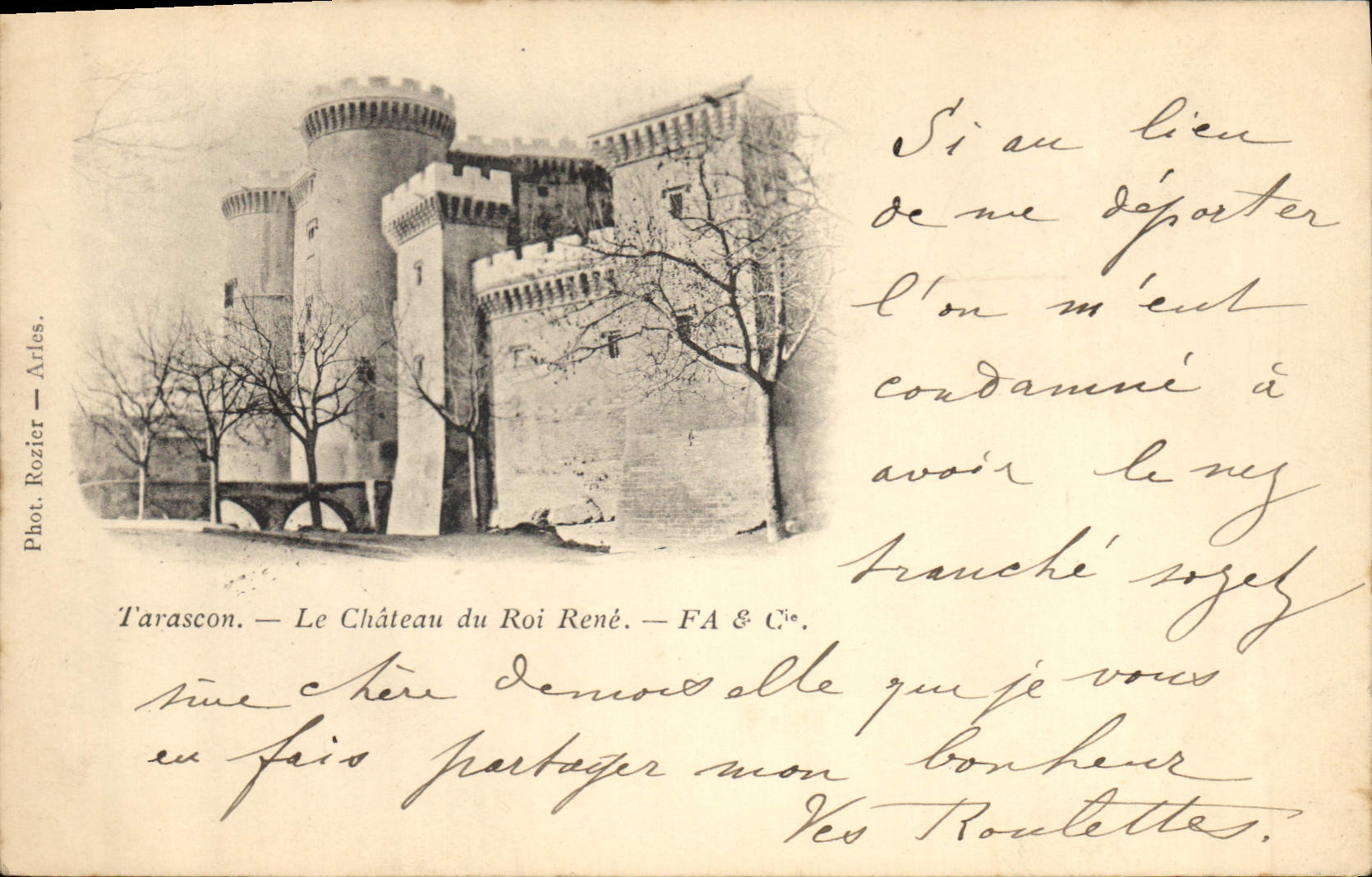 CPA Tarascon Le Chateau du Roi Rene 