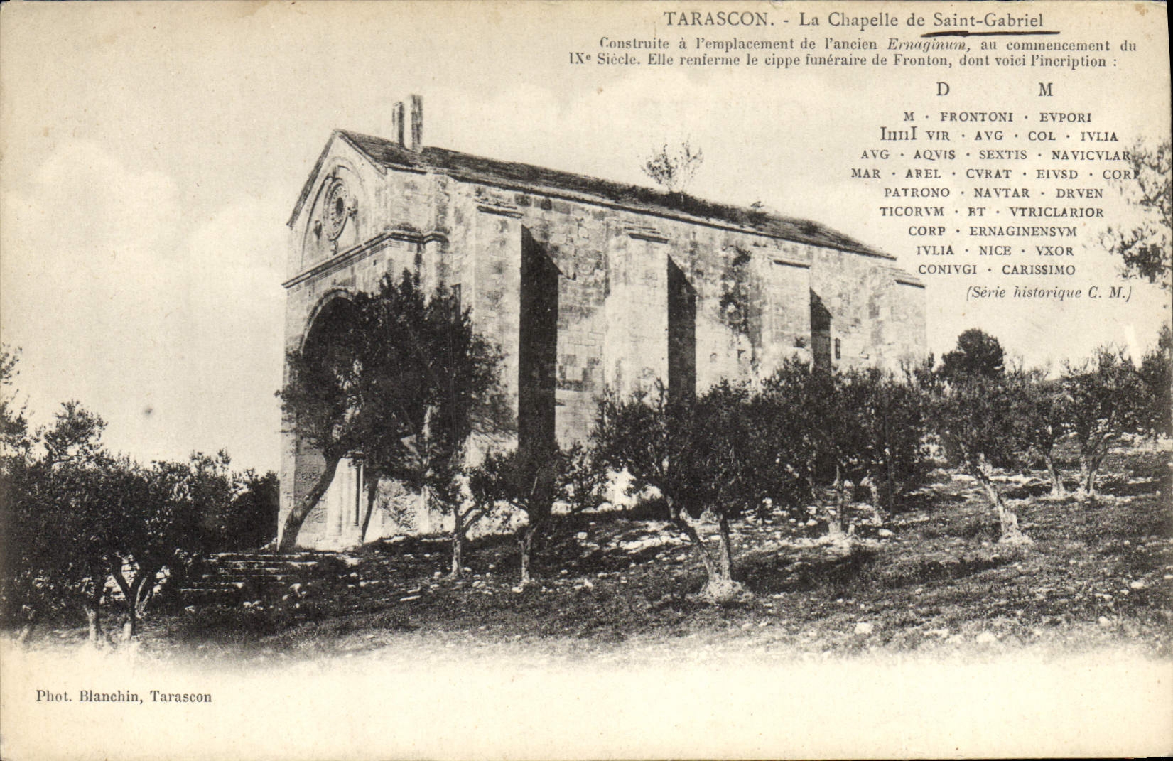 CPA Tarascon La Chapelle de Saint Gabriel