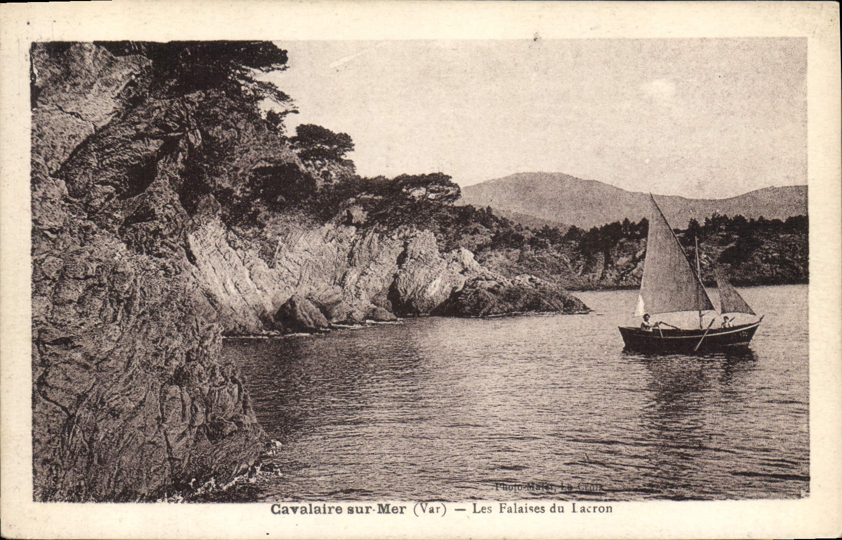CPA Cavalaire sur Mer Var Les Falaises de Lacron 