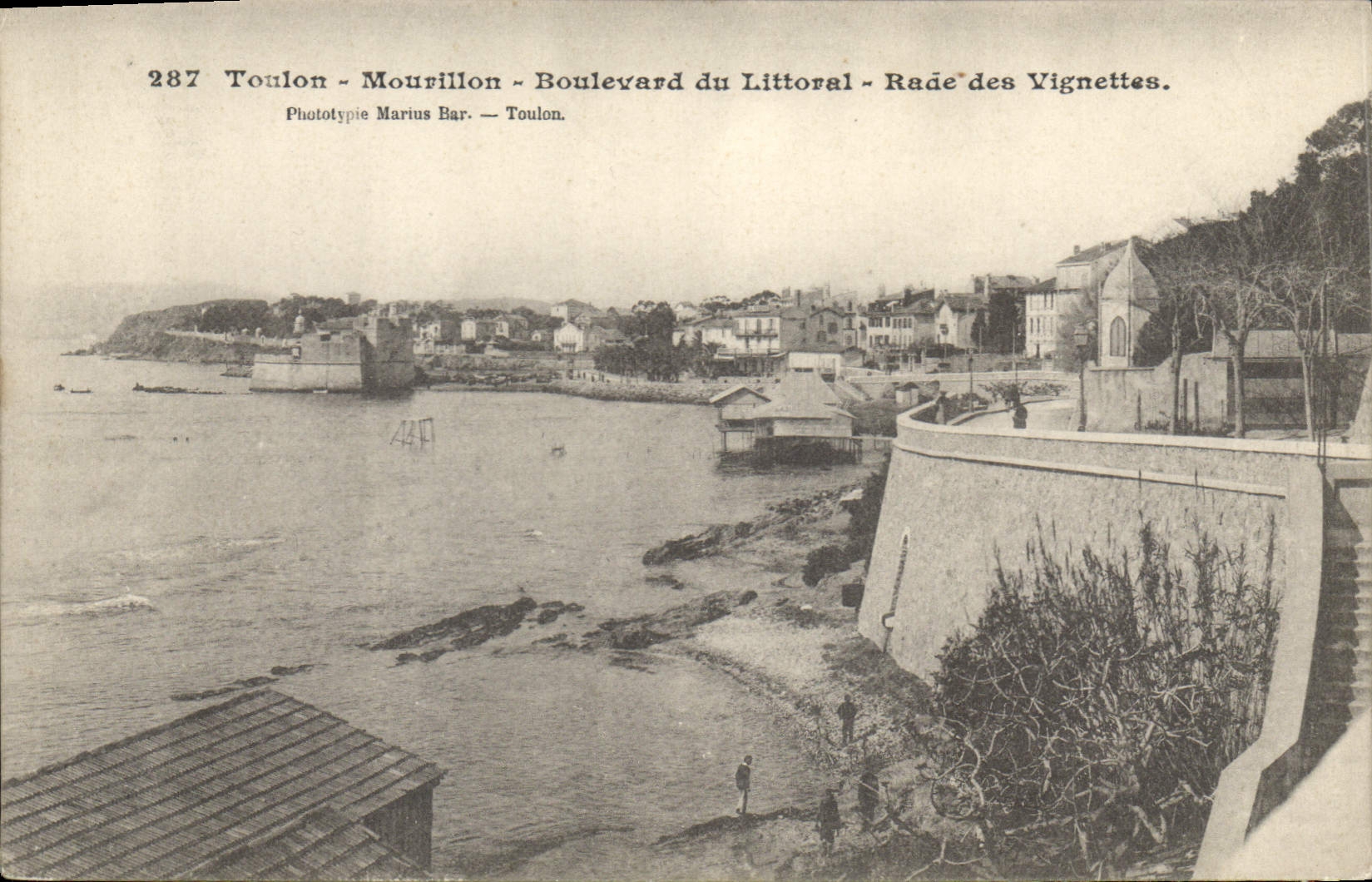 CPA Toulon Mourillon Boulevard du Littoral Rade des Vignettes