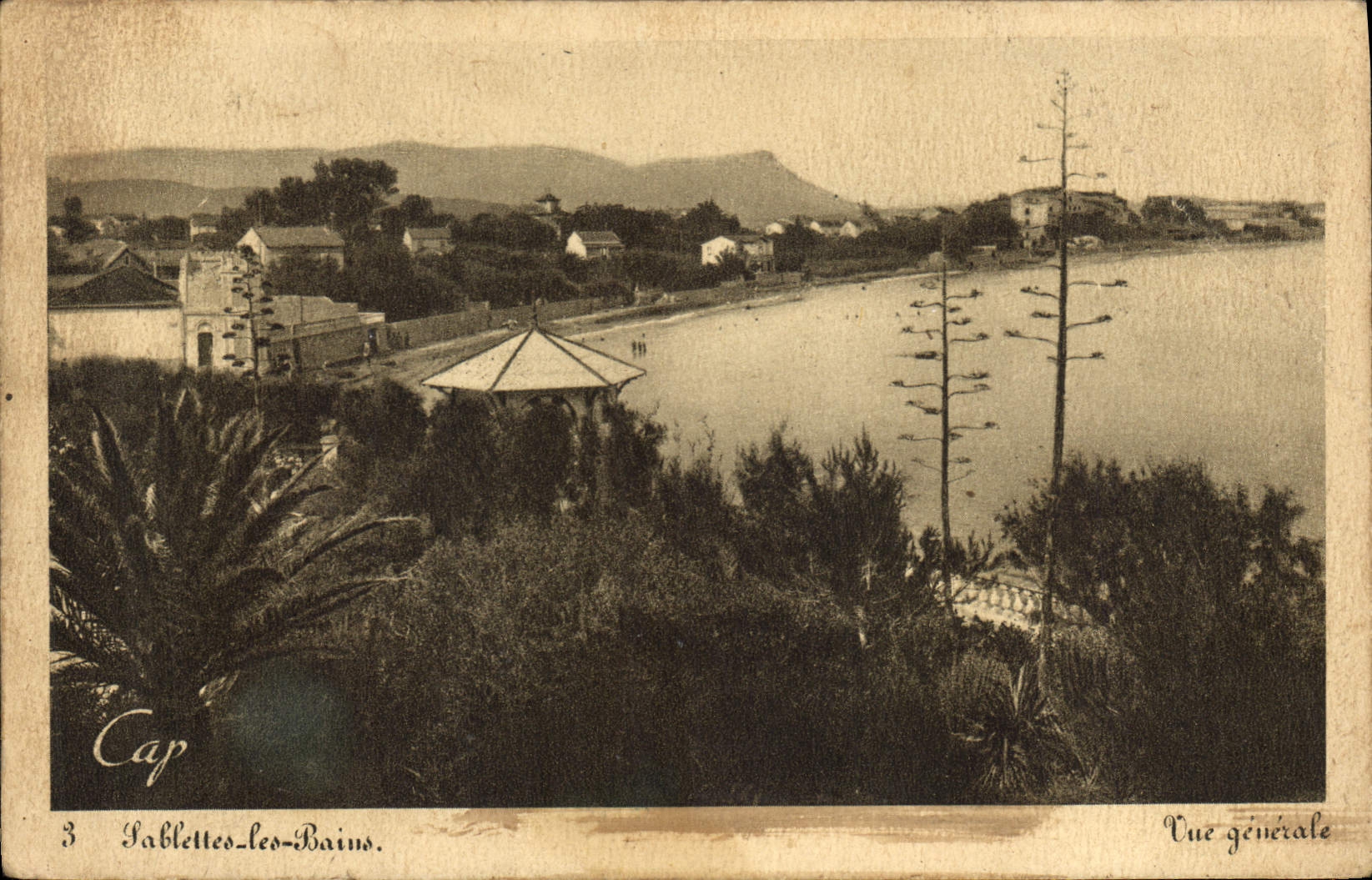 CPA Sablettes les Bains Vue generale 