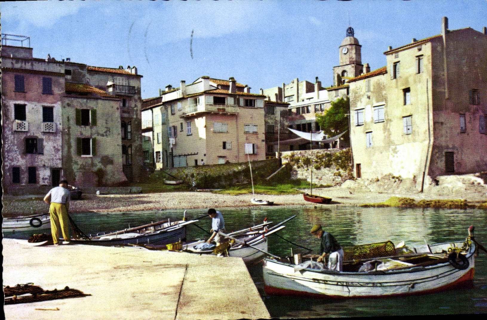 CPA Saint Tropez Var La Pouncho 