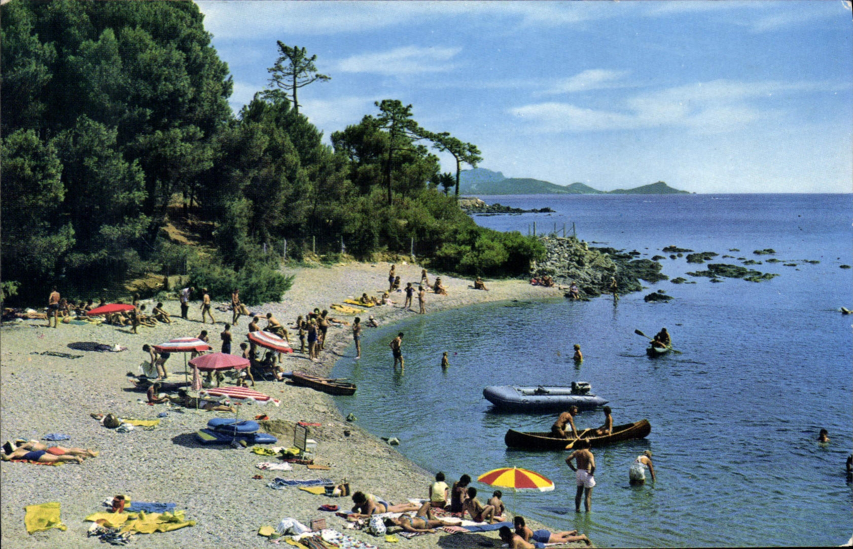 CPA La Cote d'Azur Saint Aygulf Var La Plage du Four a Chaux 