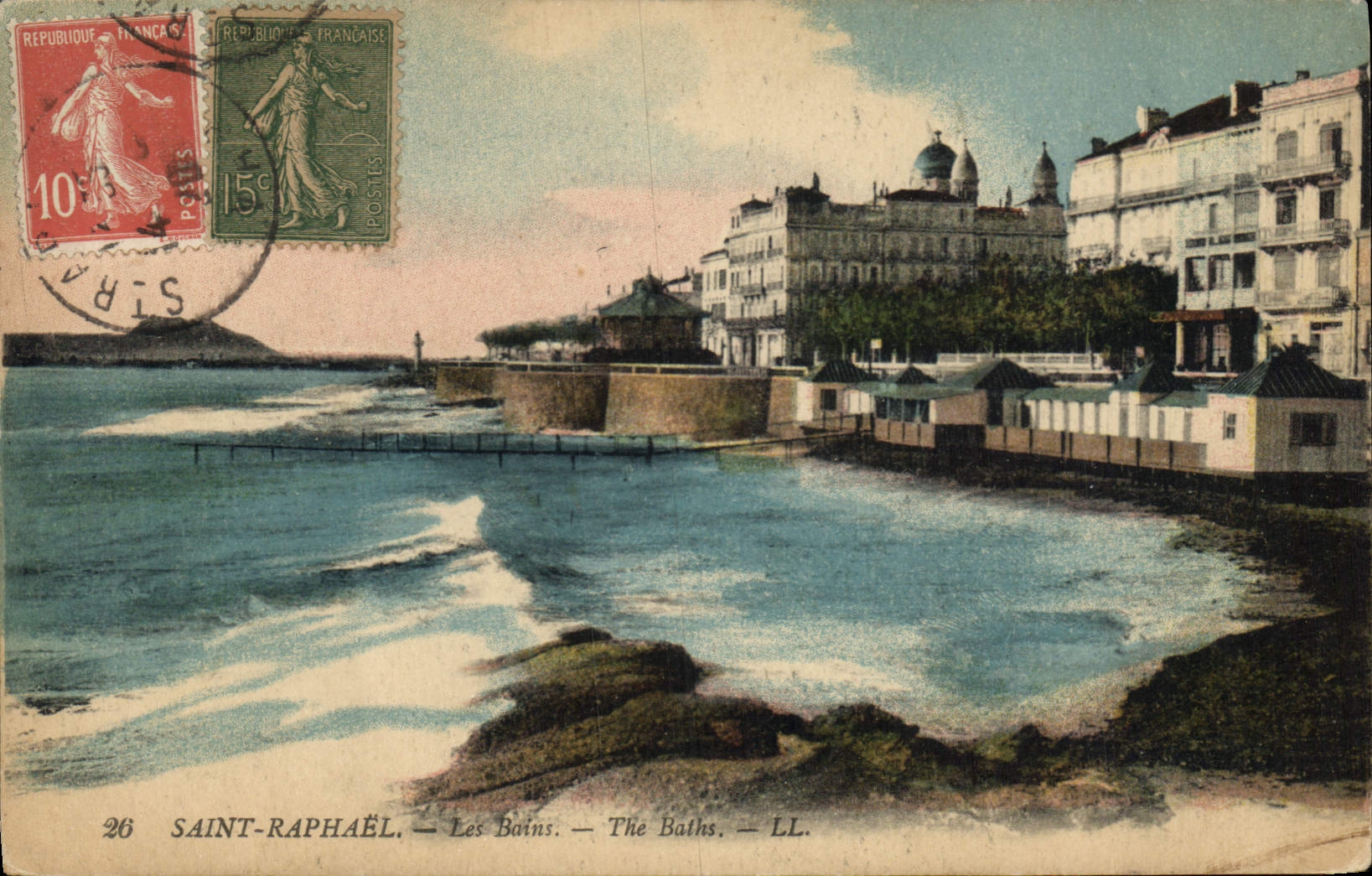 CPA Saint Raphael Les Bains 