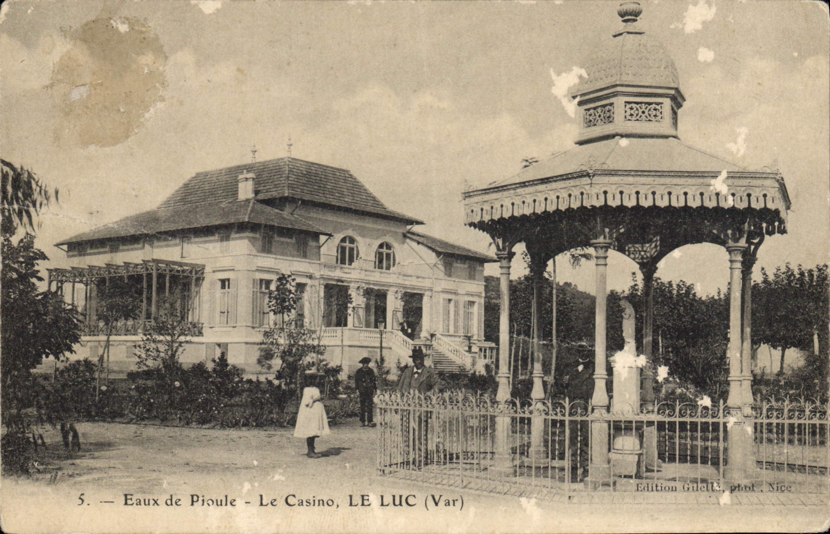 CPA Eaux de Pioule le Casino le Luc Var