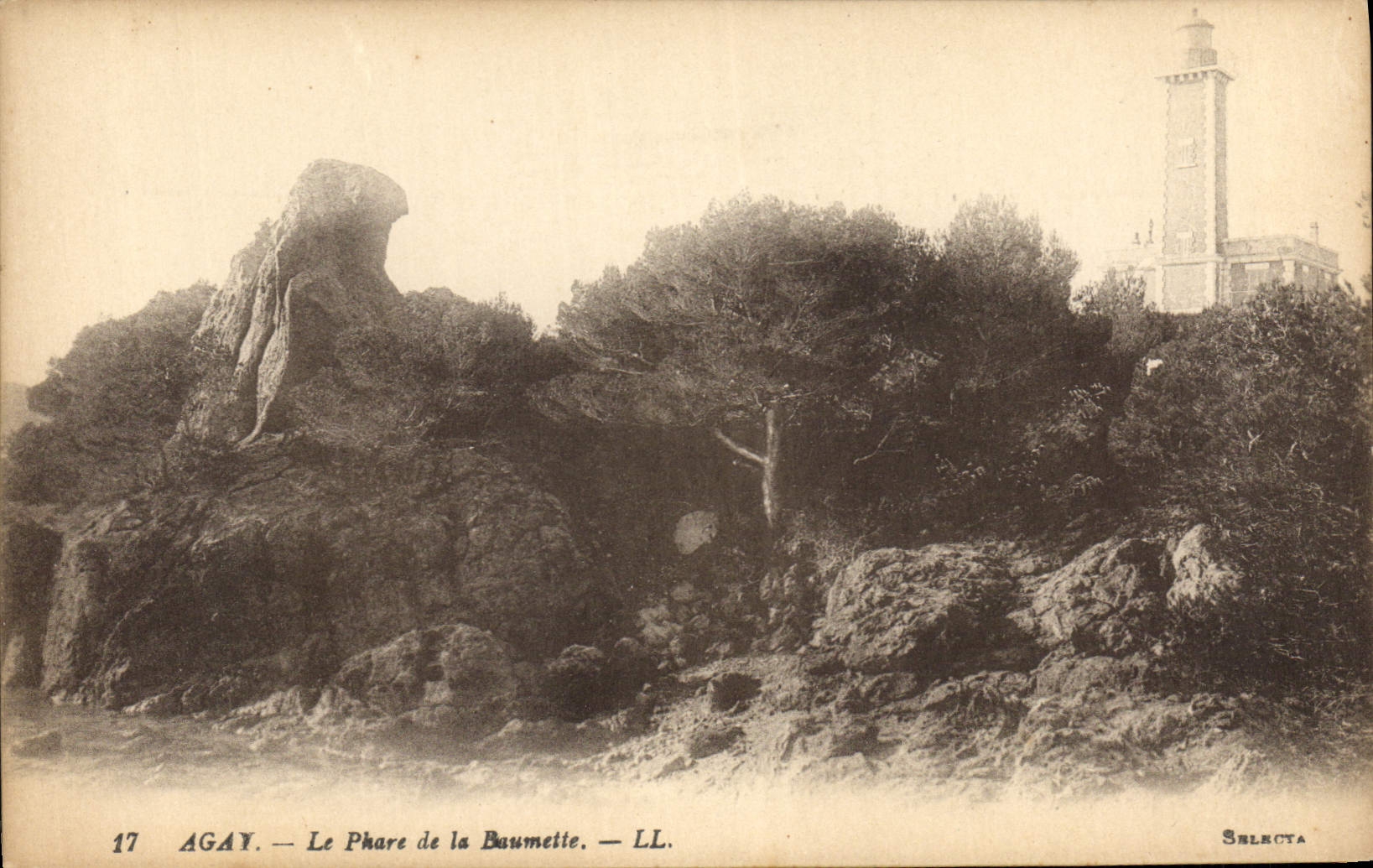 CPA Agay le Phare de la Boumette