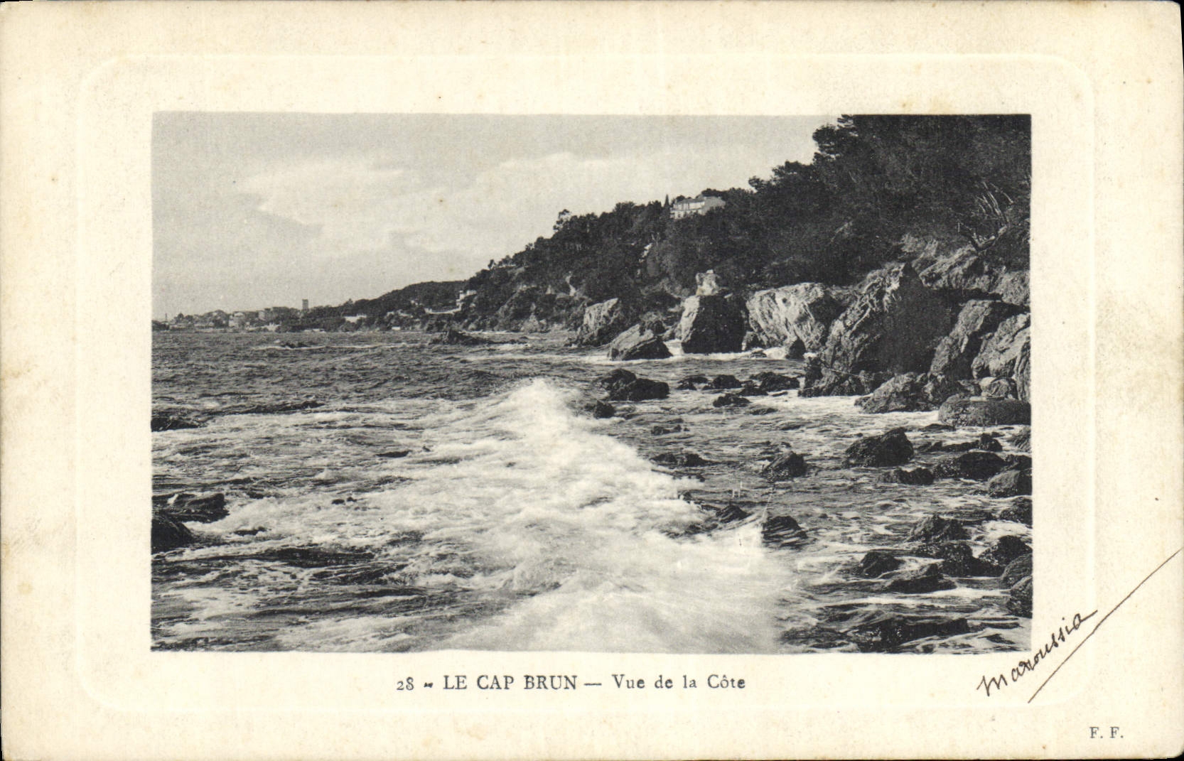 CPA Le Cap Brun vue de la Cote 