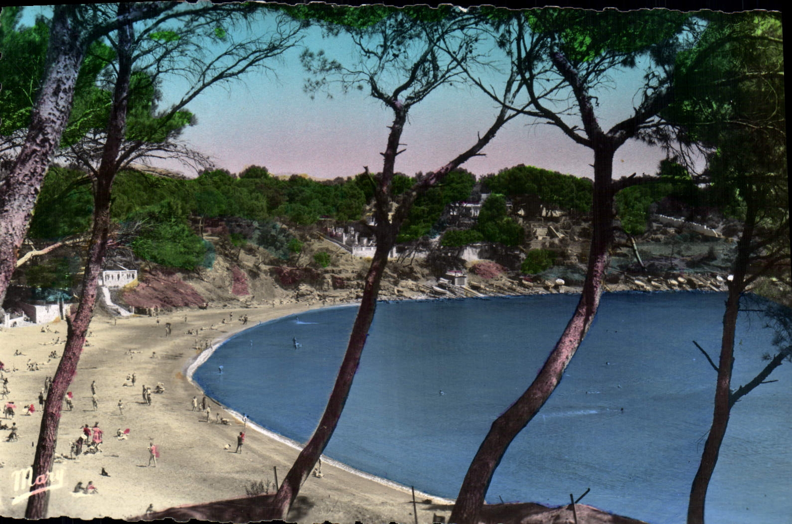 CPA Environs de la Seyne Fabregas la Plage