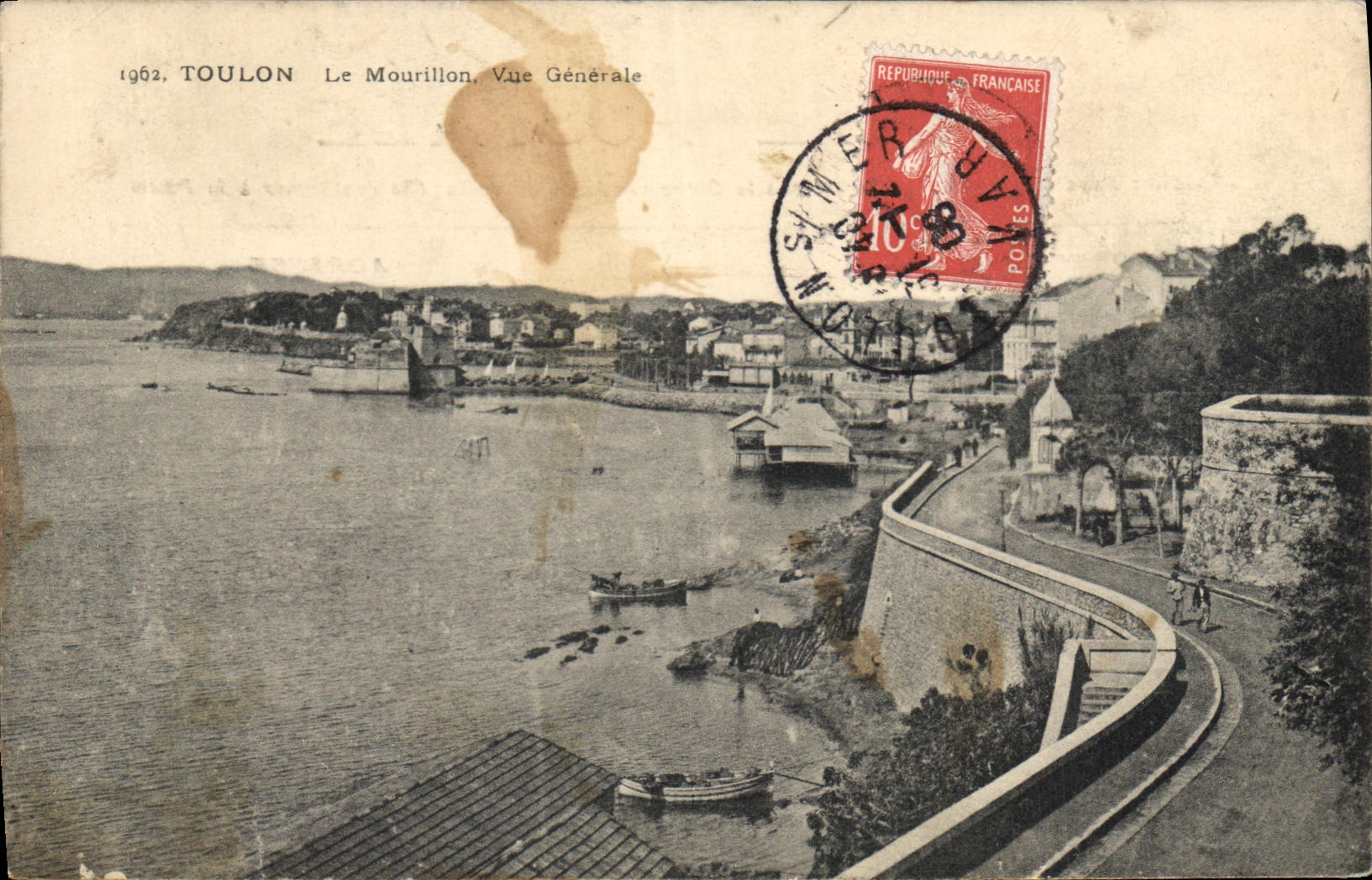 CPA Toulon le Mourillon vue generale 
