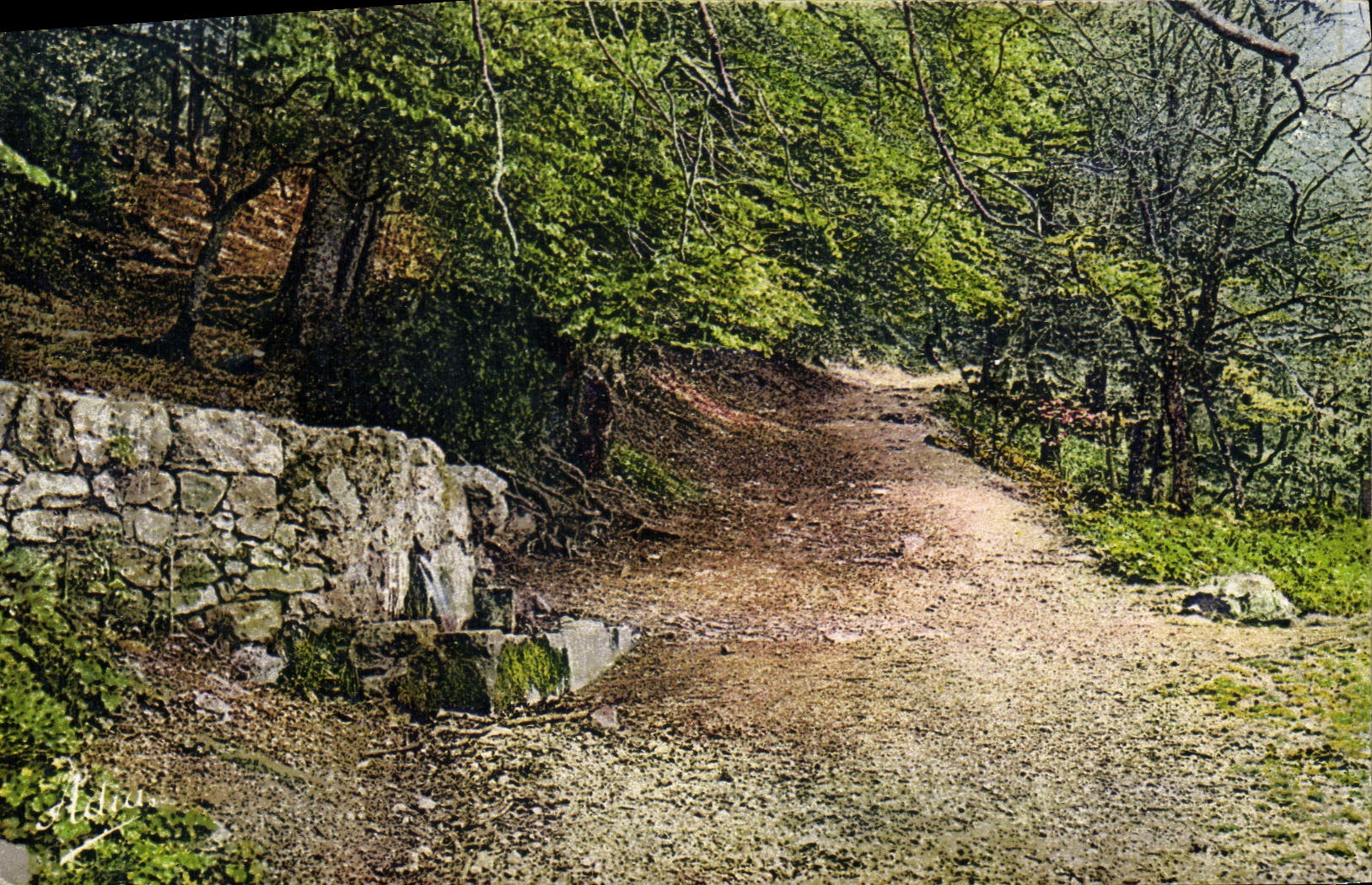 CPA La Sainte Baume Var la Fontaine de Nans 
