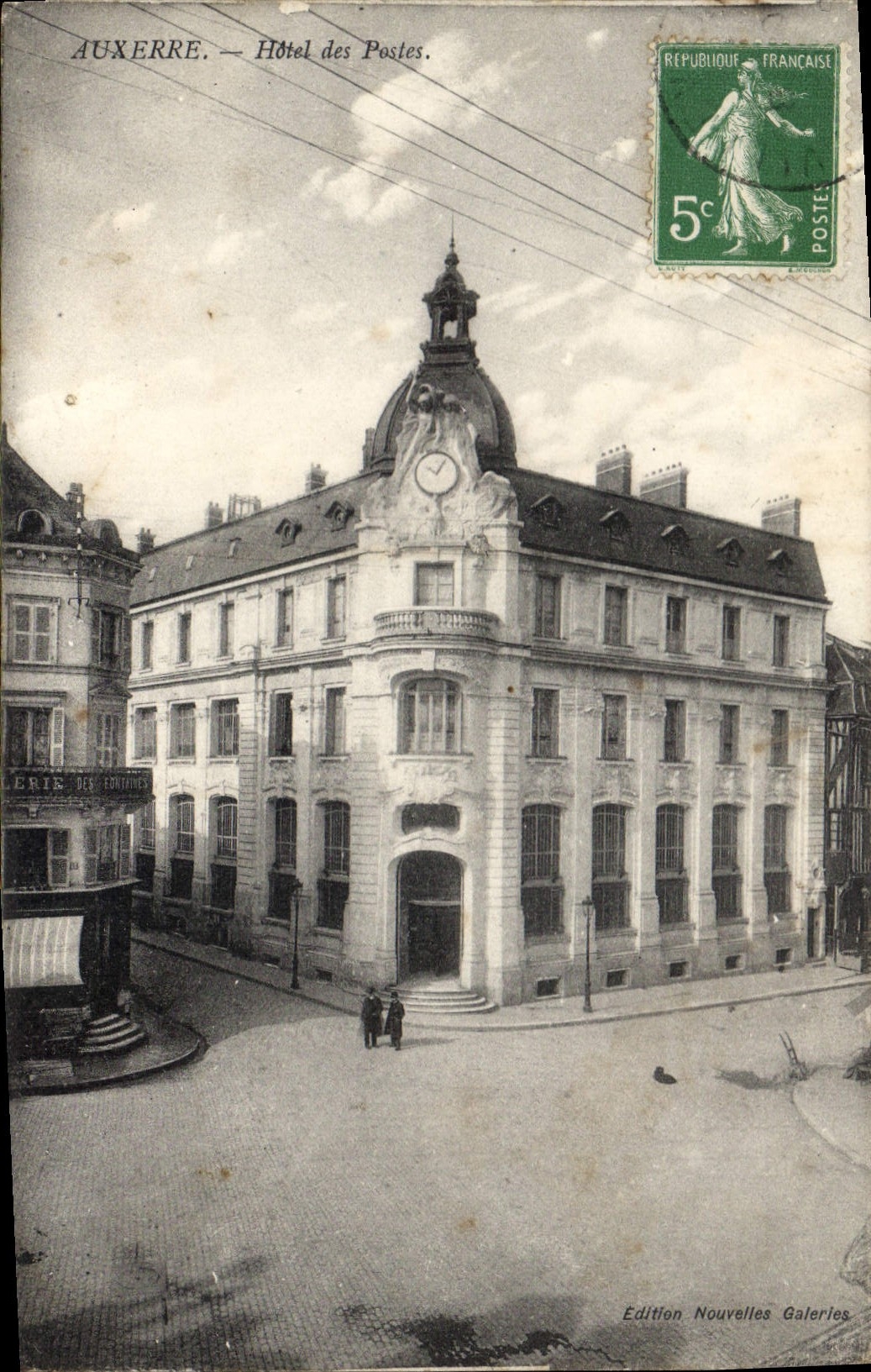 CPA Auxerre Hotel des Postes 