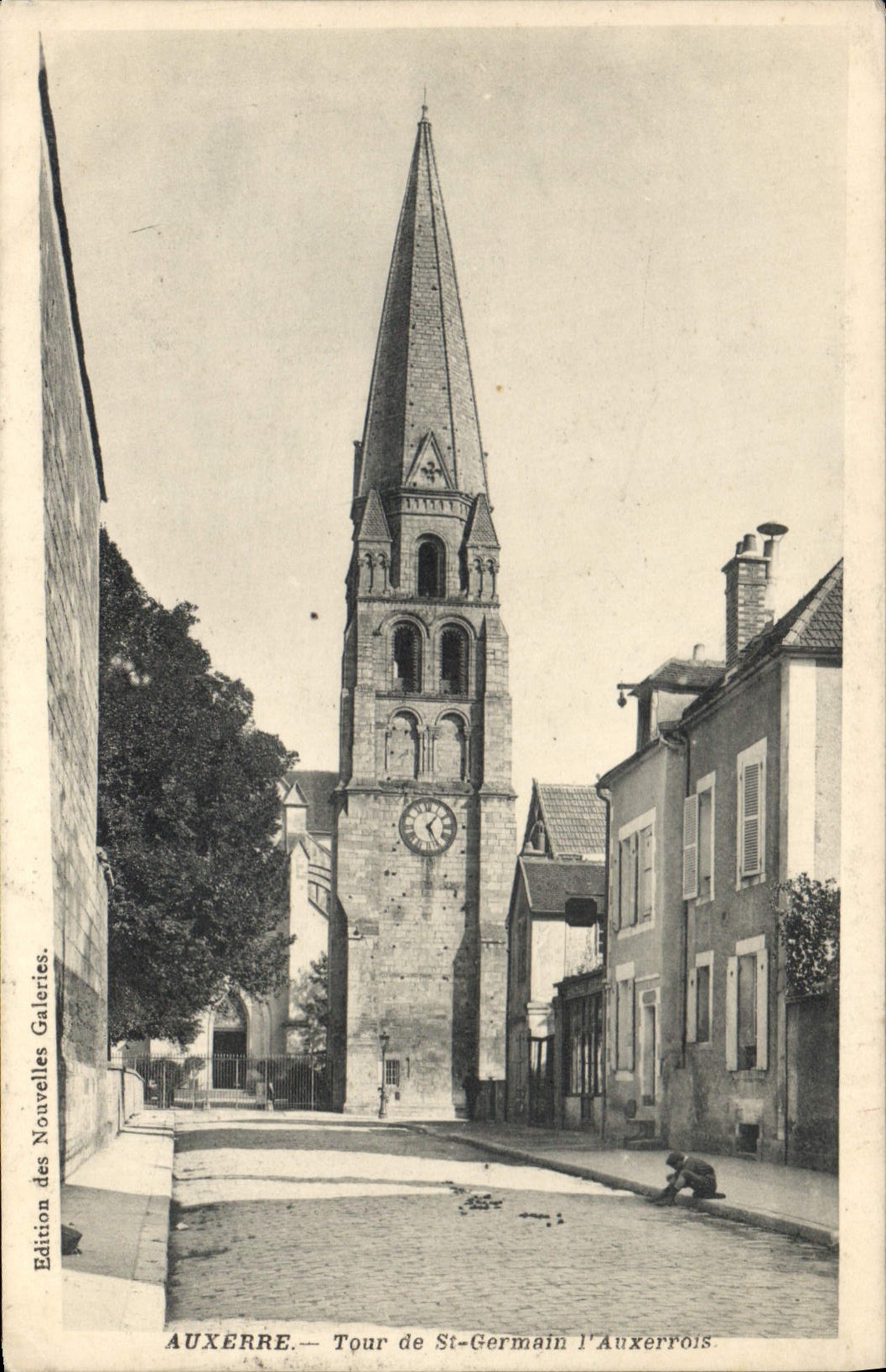 CPA Auxerre Tour de St Germain I Auxerrois 