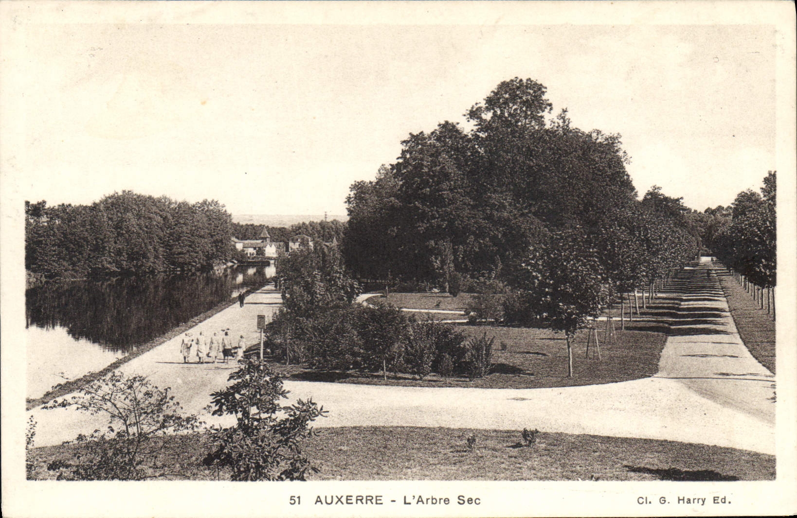 CPA Auxerre l'Arbre Sec 