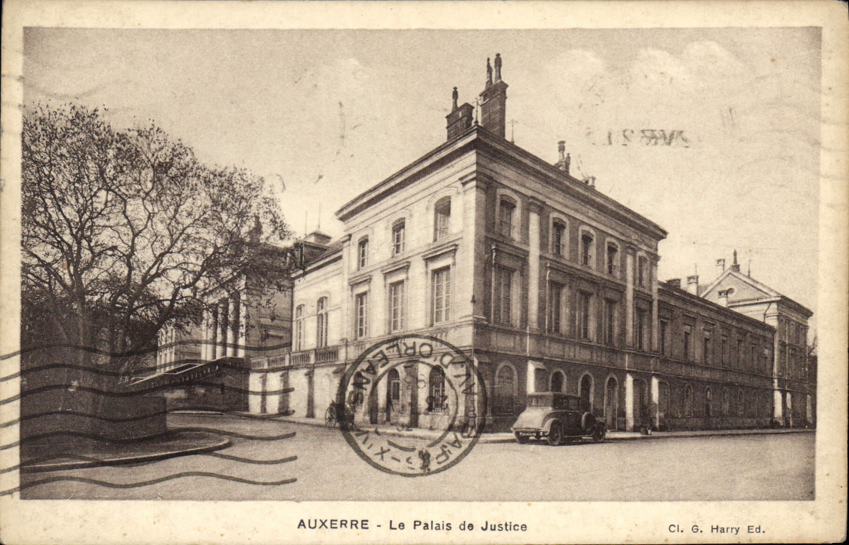 CPA Auxerre le Palais de Justice 