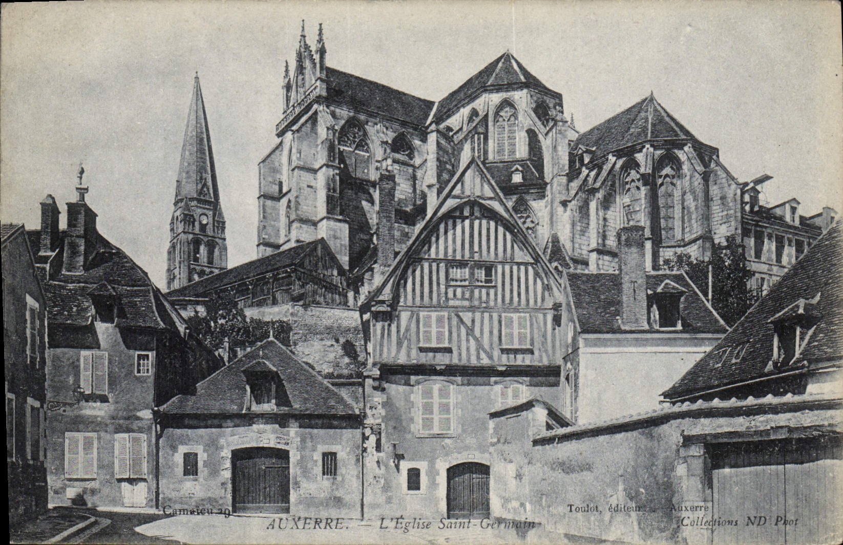 CPA Auxerre l'Eglise Saint Germain 