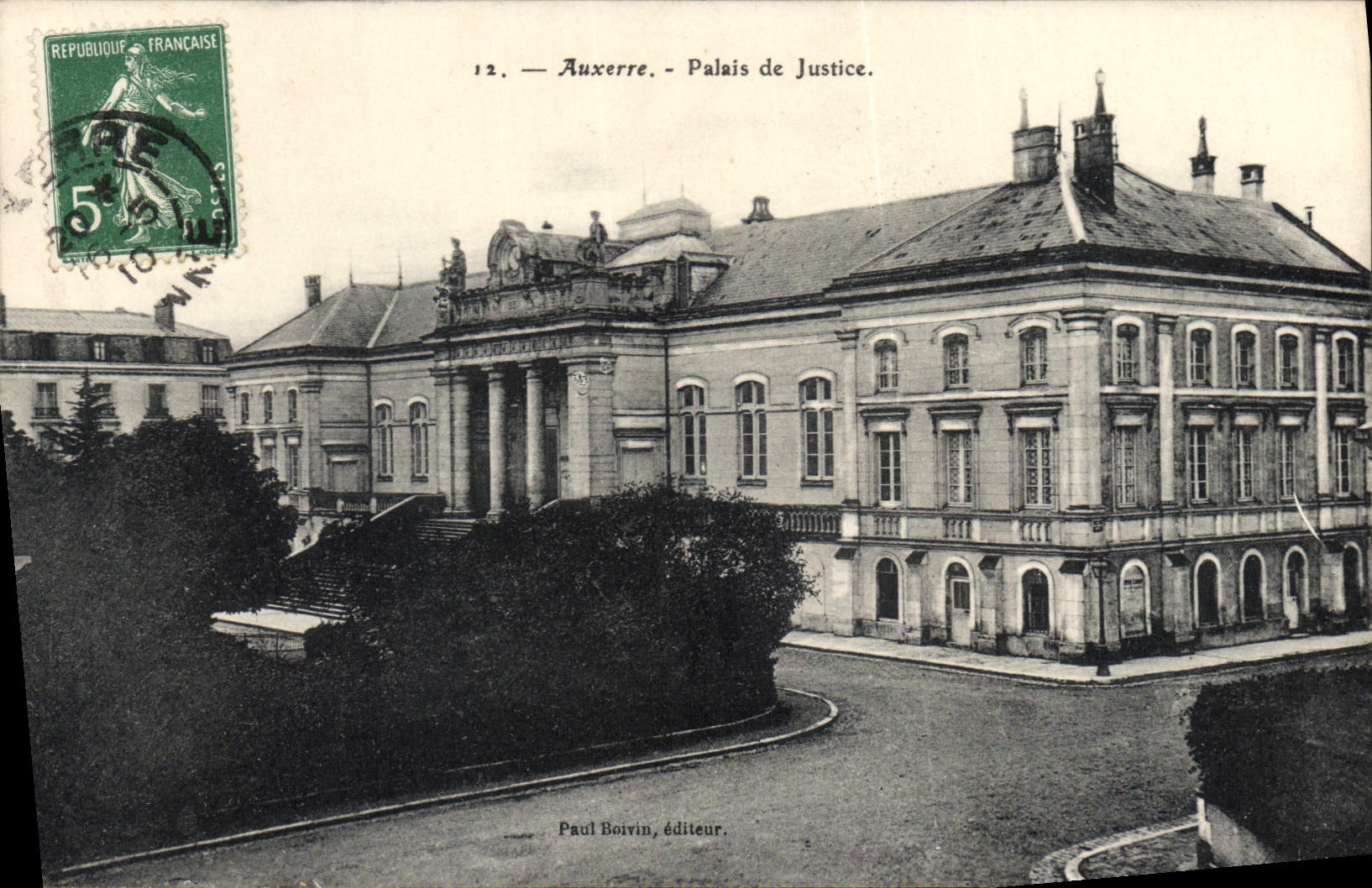 CPA Auxerre Palais de Justice 